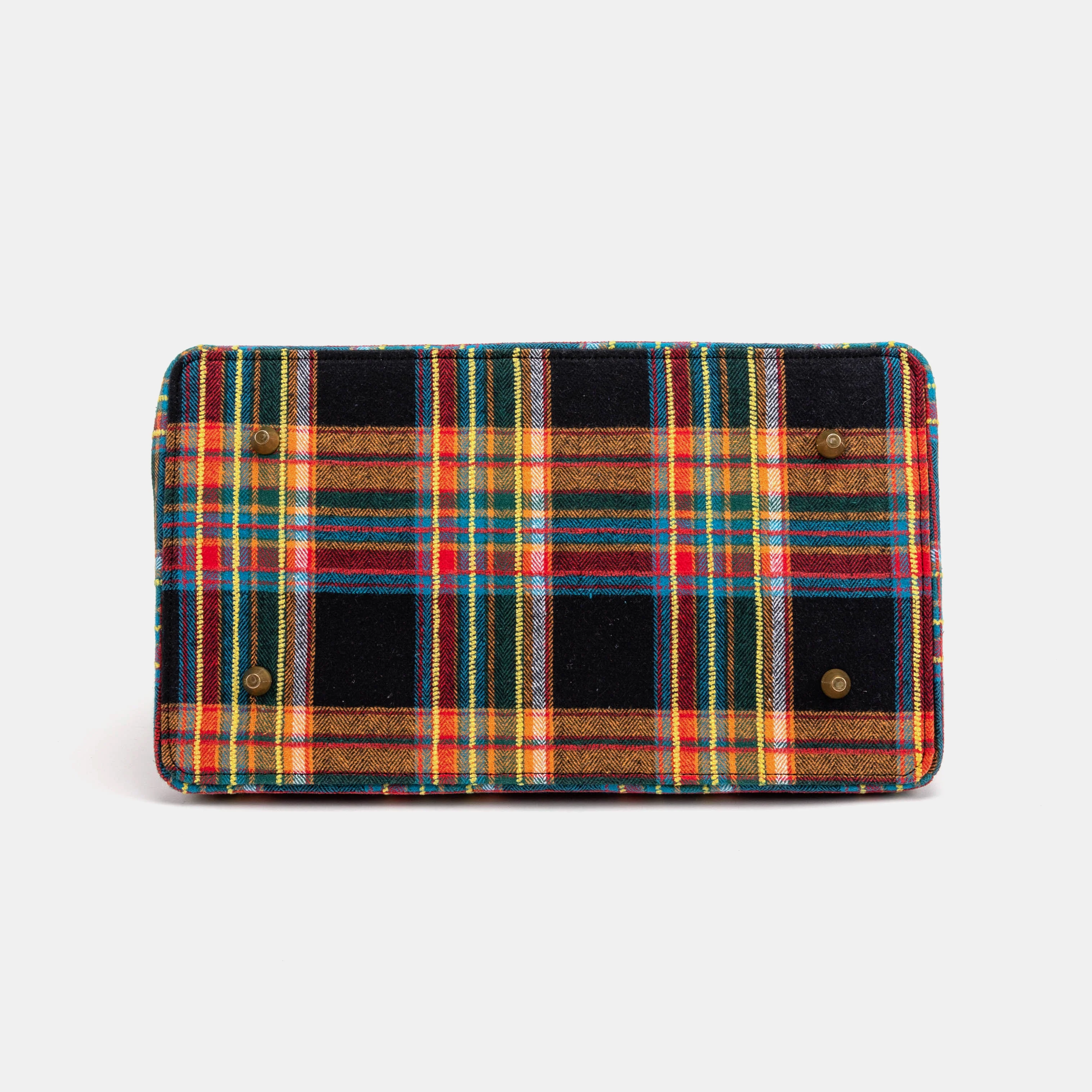 Tartan Stewart Black Celine Carpet Gladstone Bag - Image 11