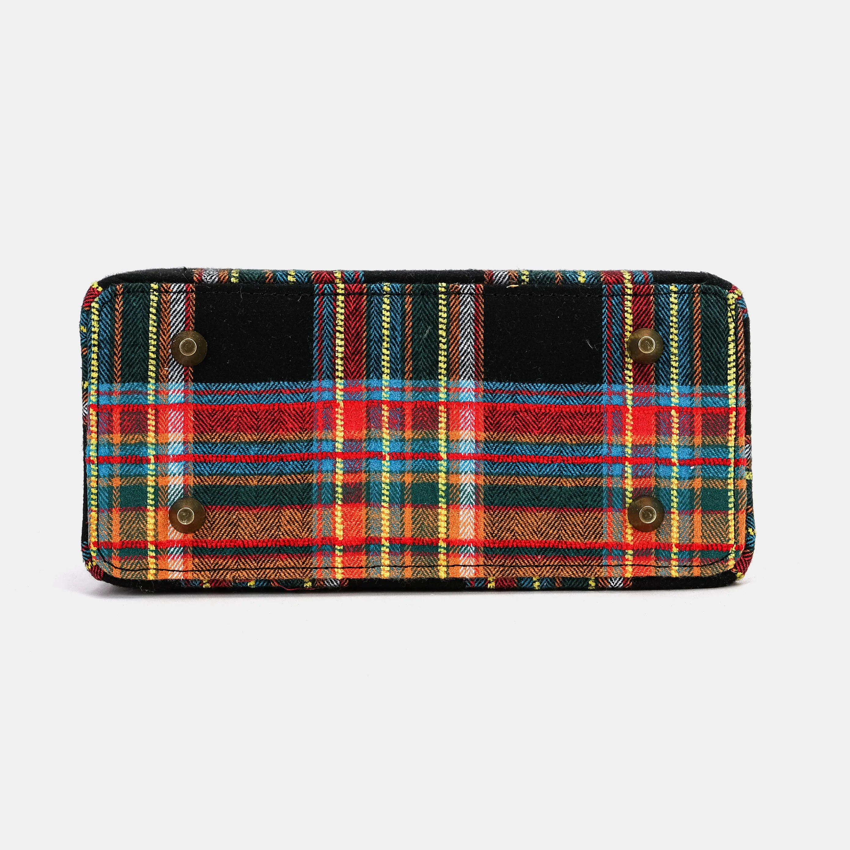 Tartan Stewart Black Helena Carpet Backpack Gladstone Bag - Image 10