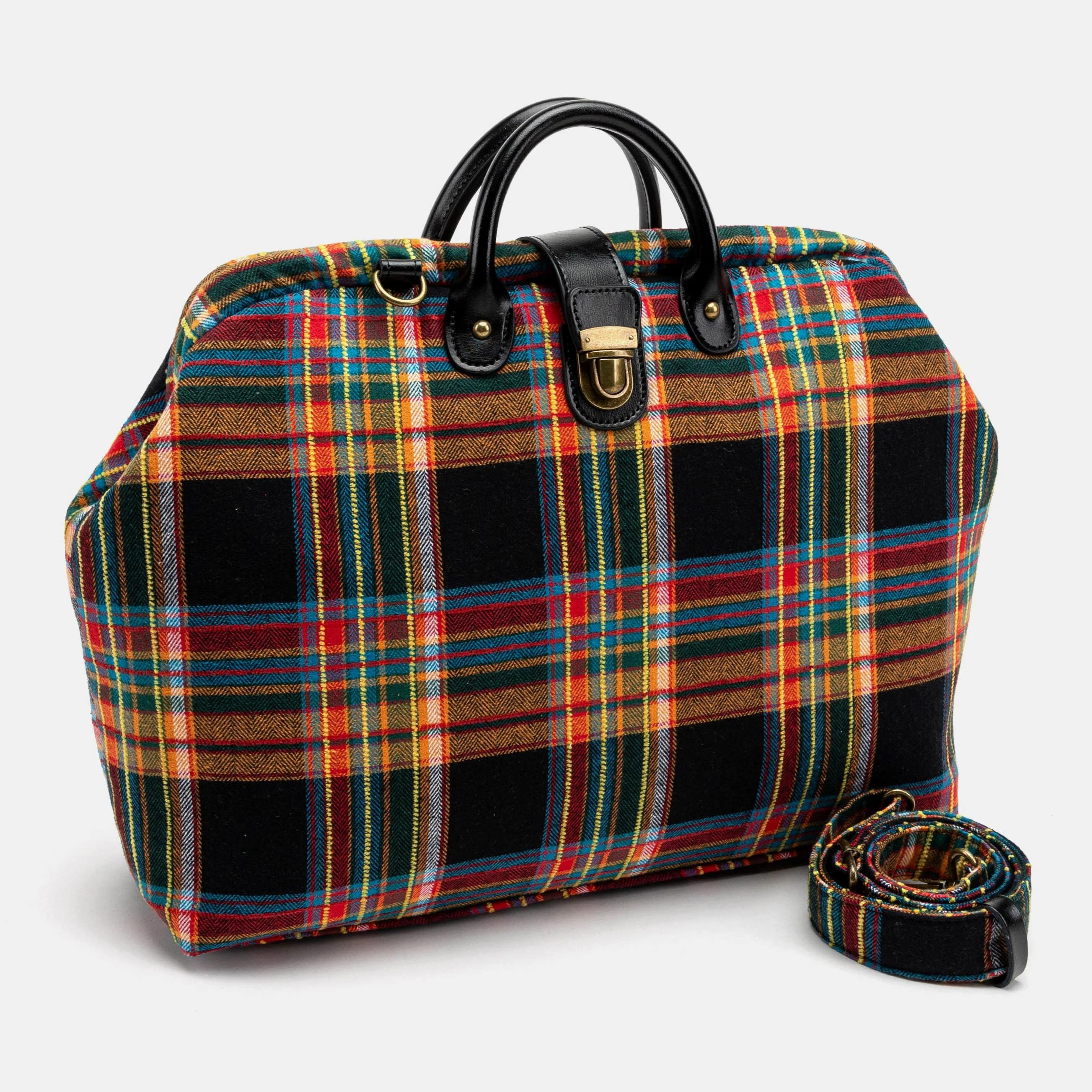 Tartan Stewart Black Laptop Work Bag - Image 2