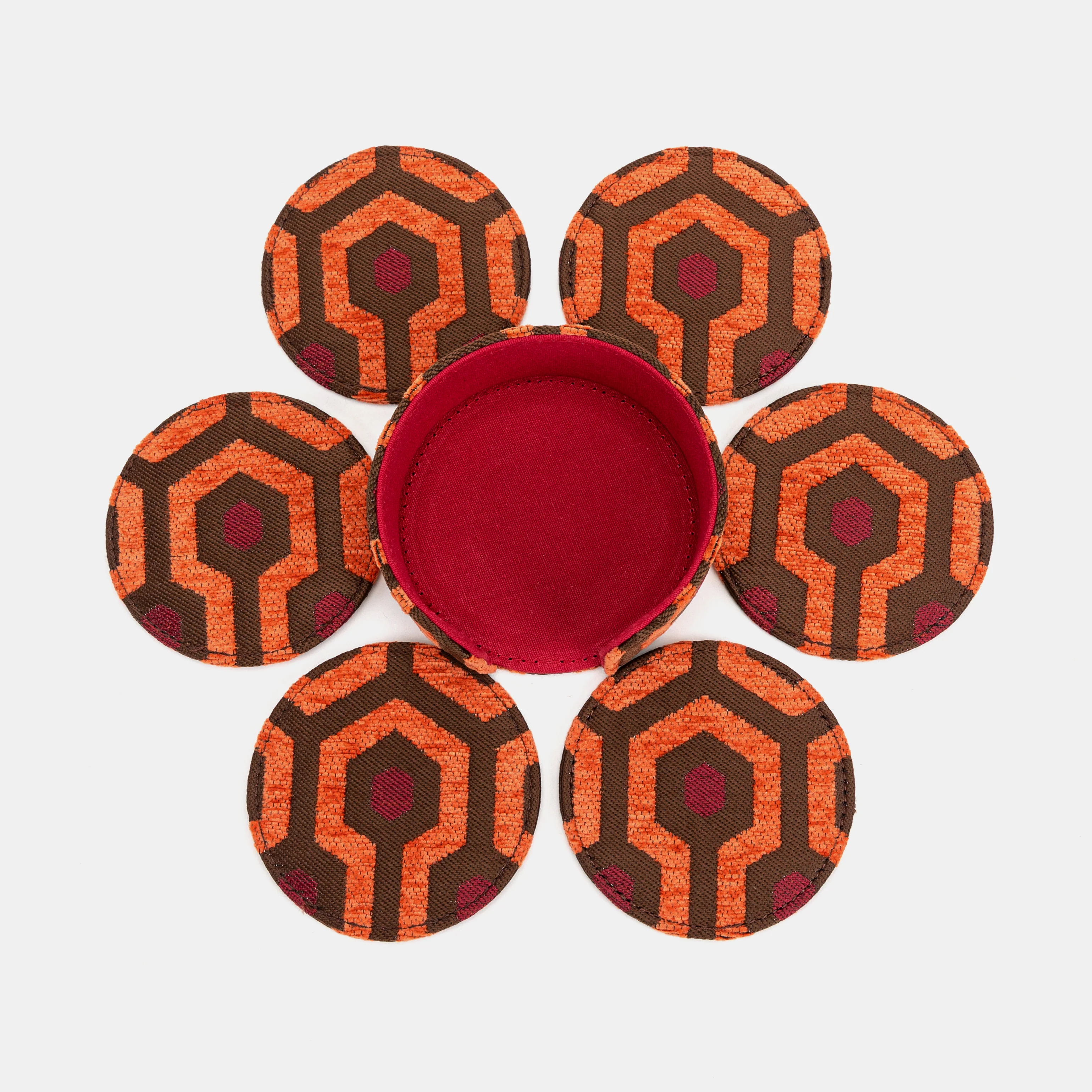 "The Shining" Overlook Hotel Round Coaster Set with Holder - Image 8