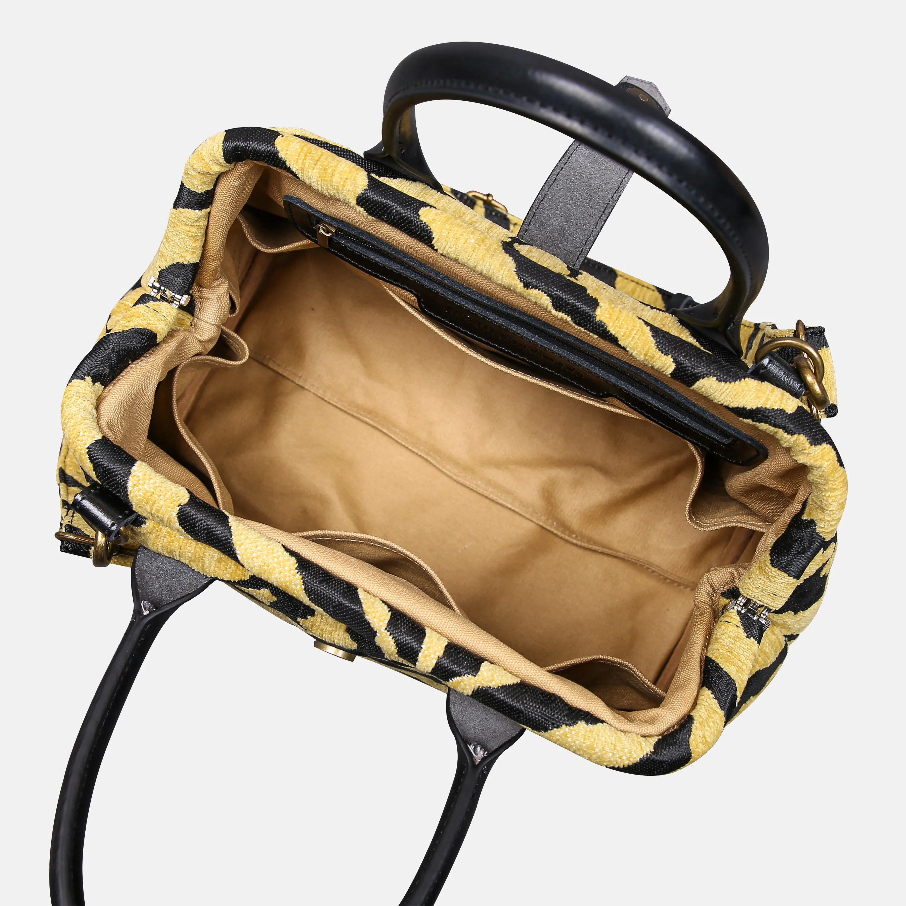 Tiger Stripe Carpet Handbag Purse - Image 6
