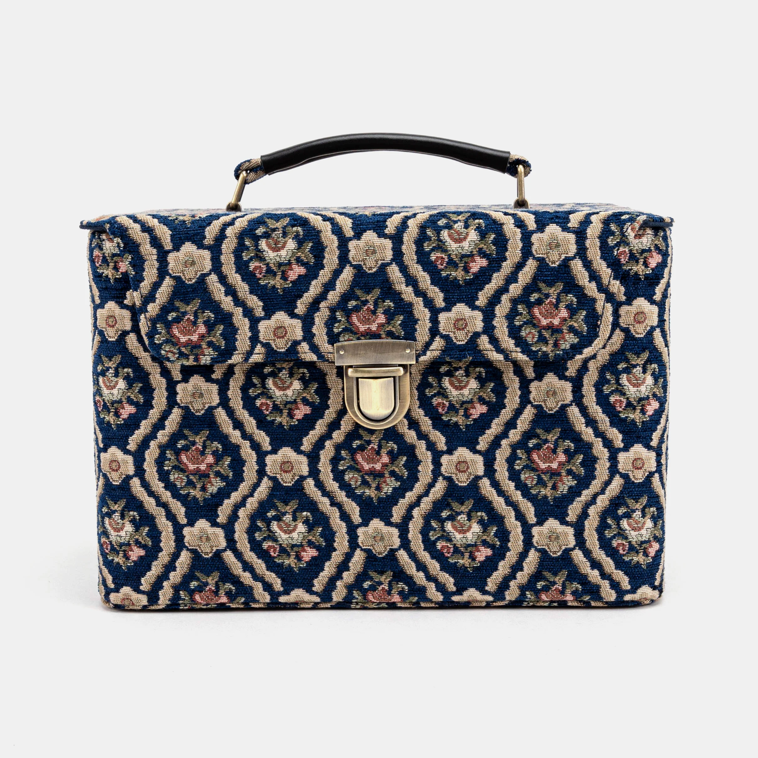 Traditional Blue Josephine Large Train Case