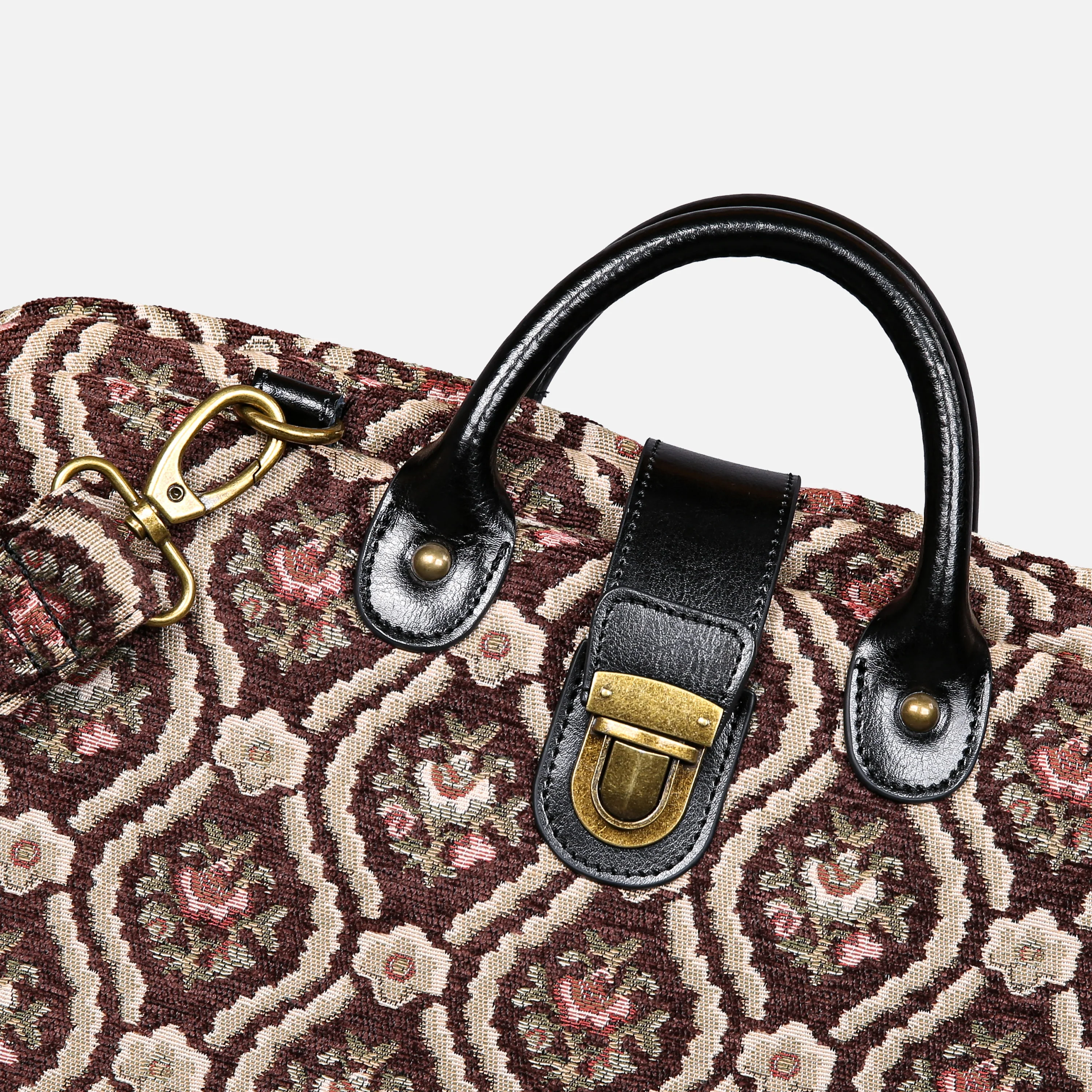 Traditional Brown Laptop Work Bag - Image 6