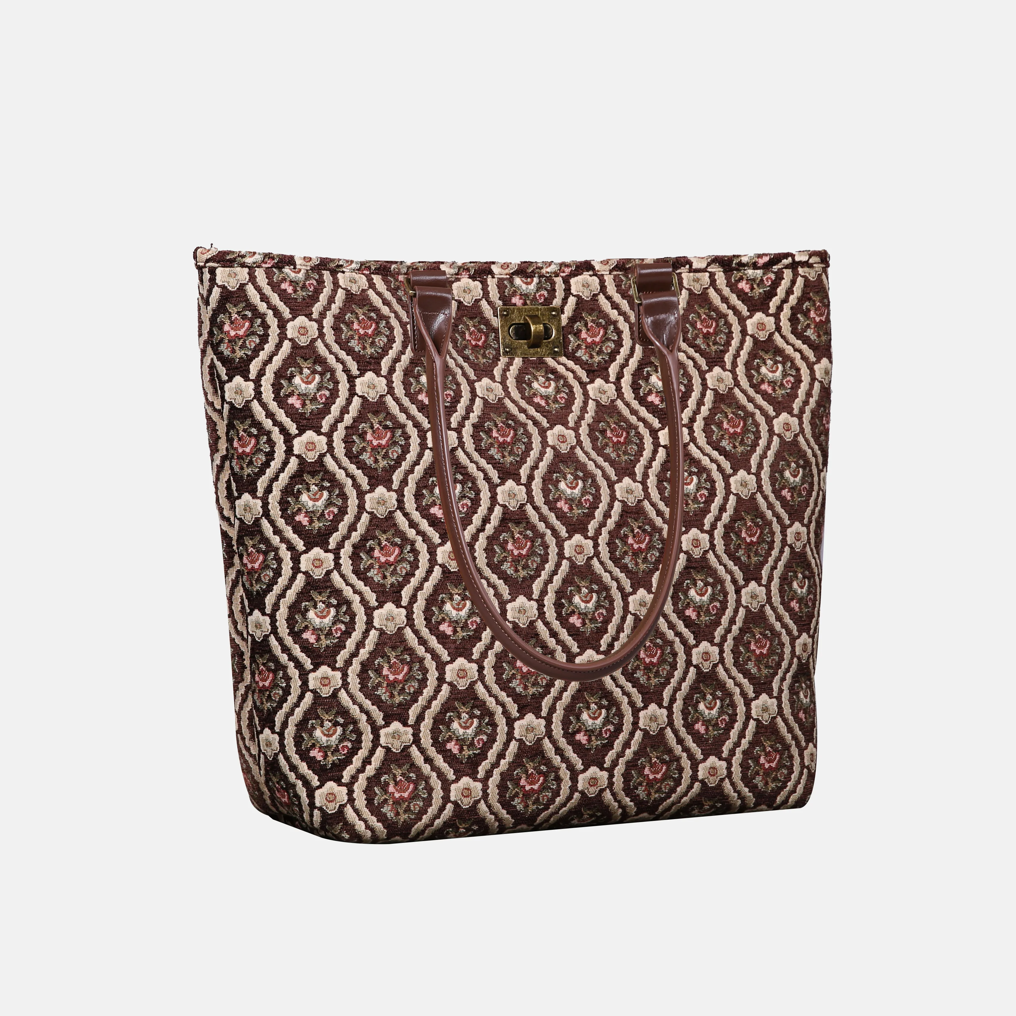 Traditional Coffee Carpet Tote Shopper - Image 2