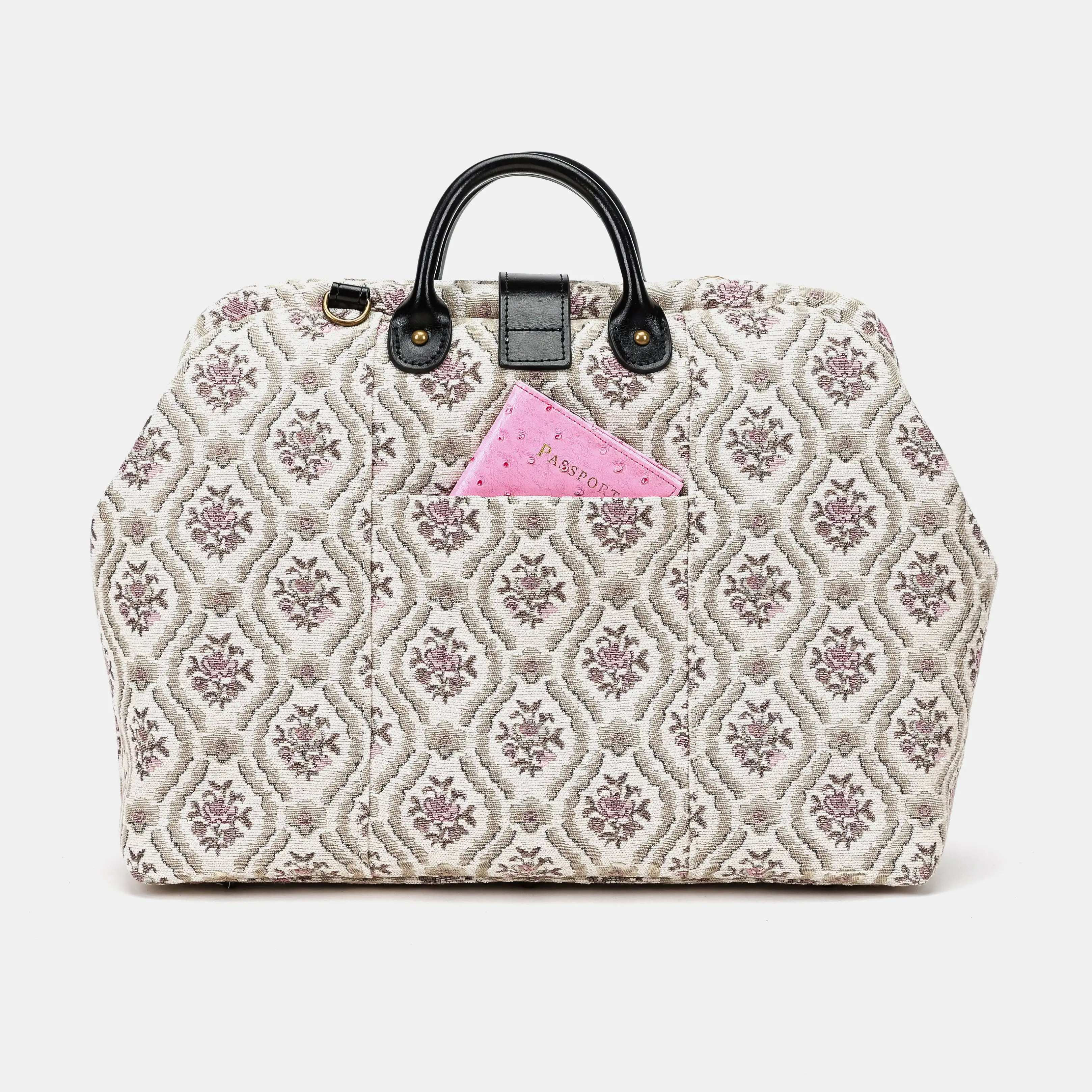 Traditional Cream Laptop Work Bag - Image 4