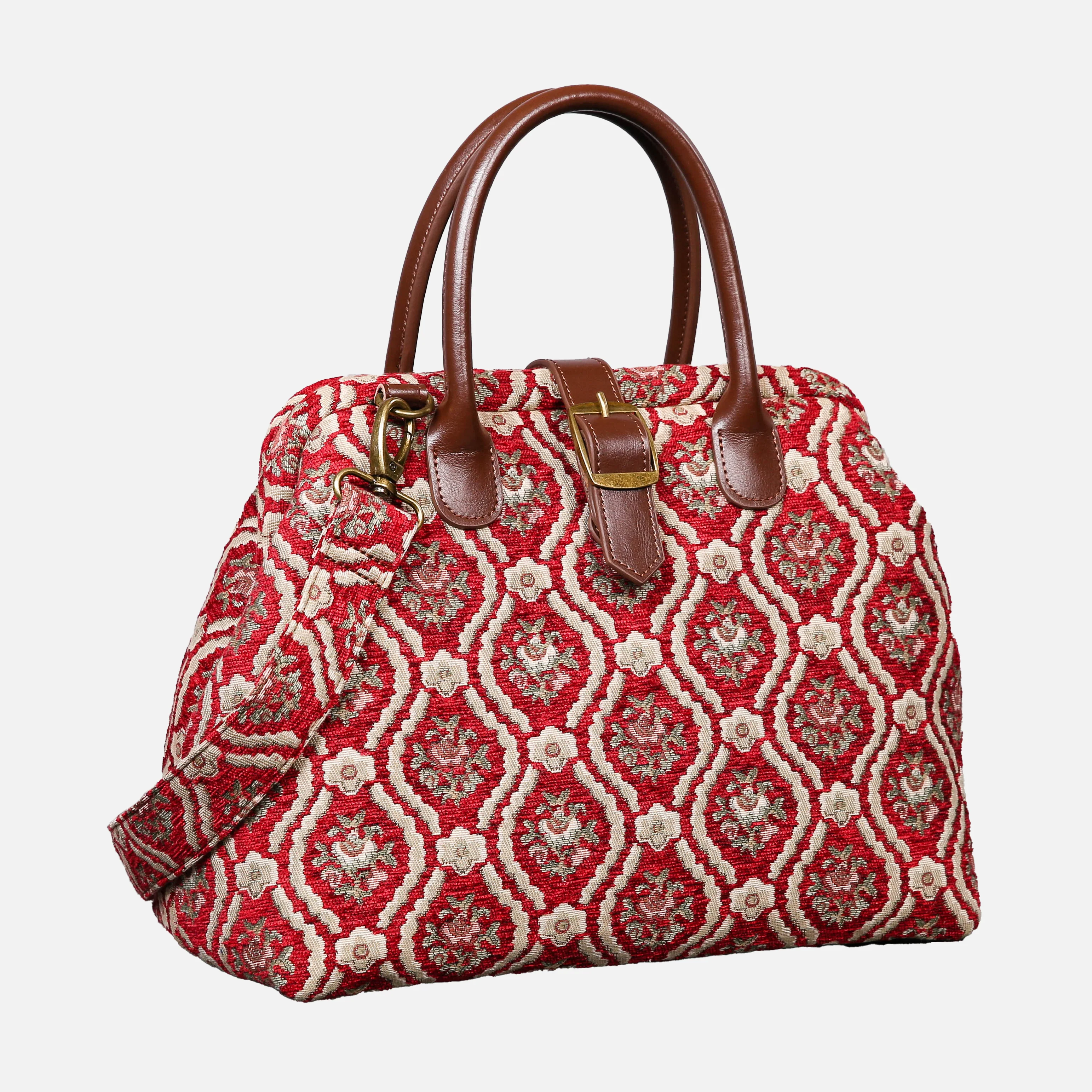 Traditional Red Carpet Handbag Purse - Image 3