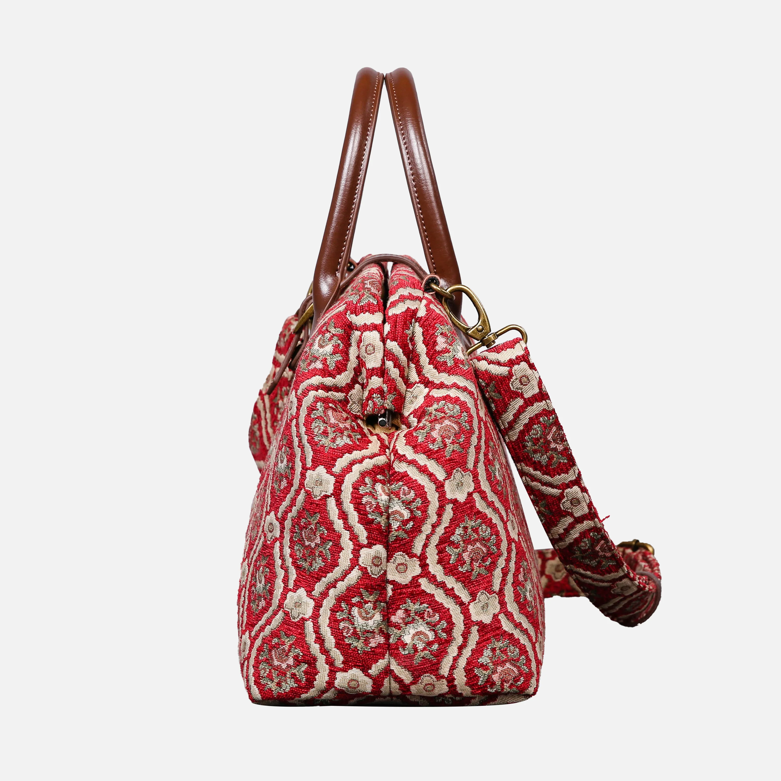 Traditional Red Carpet Handbag Purse - Image 4