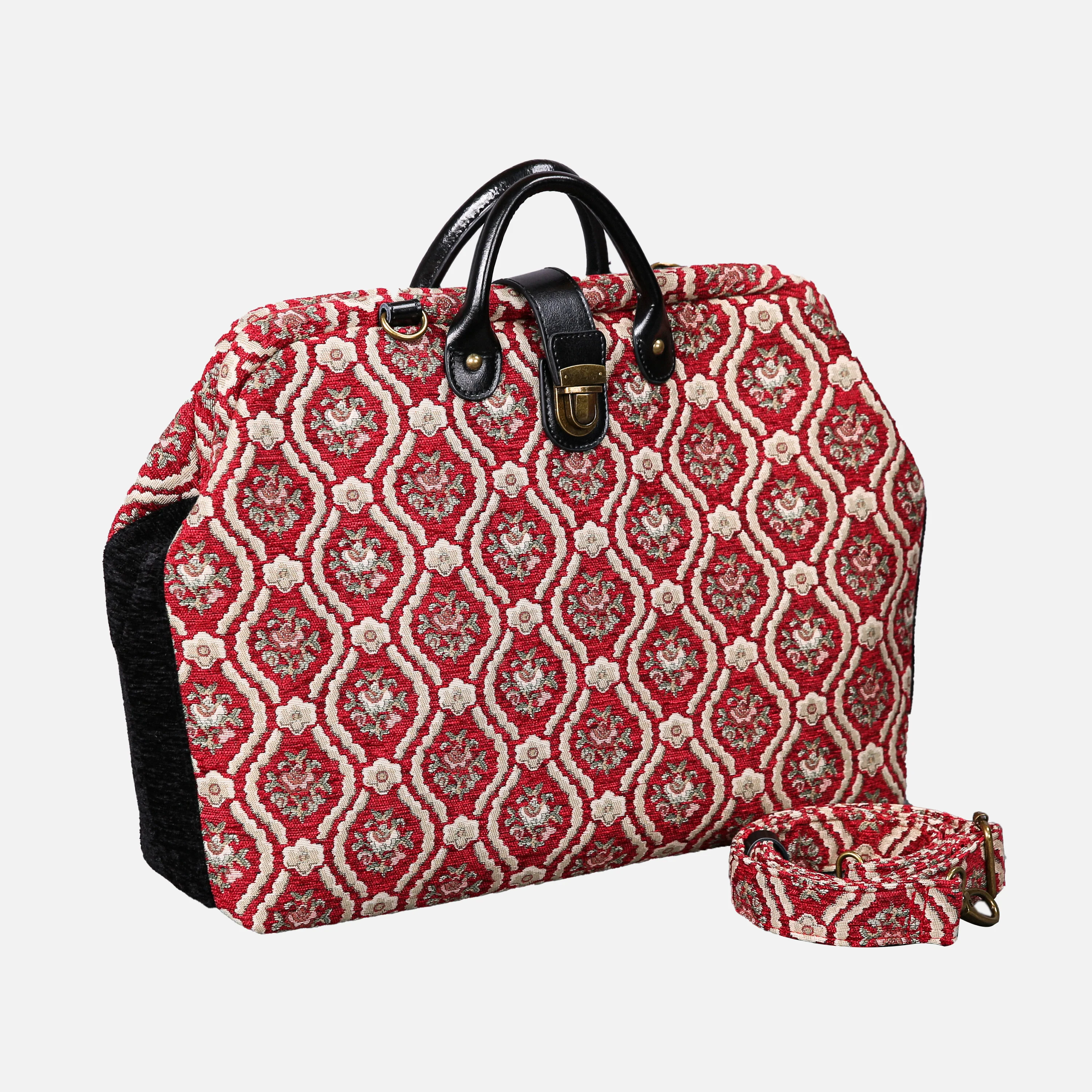 Traditional Red Laptop Work Bag - Image 2