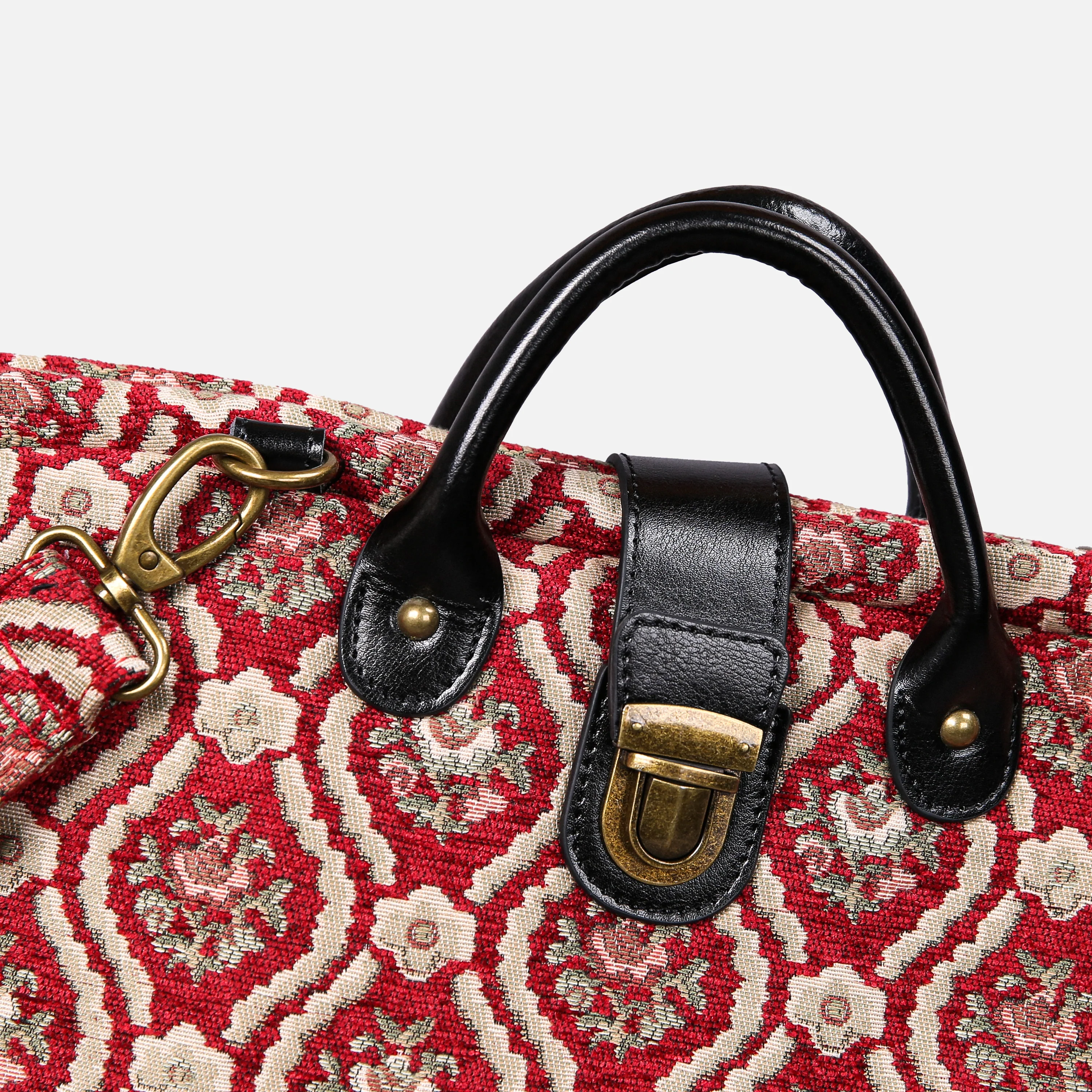 Traditional Red Laptop Work Bag - Image 6