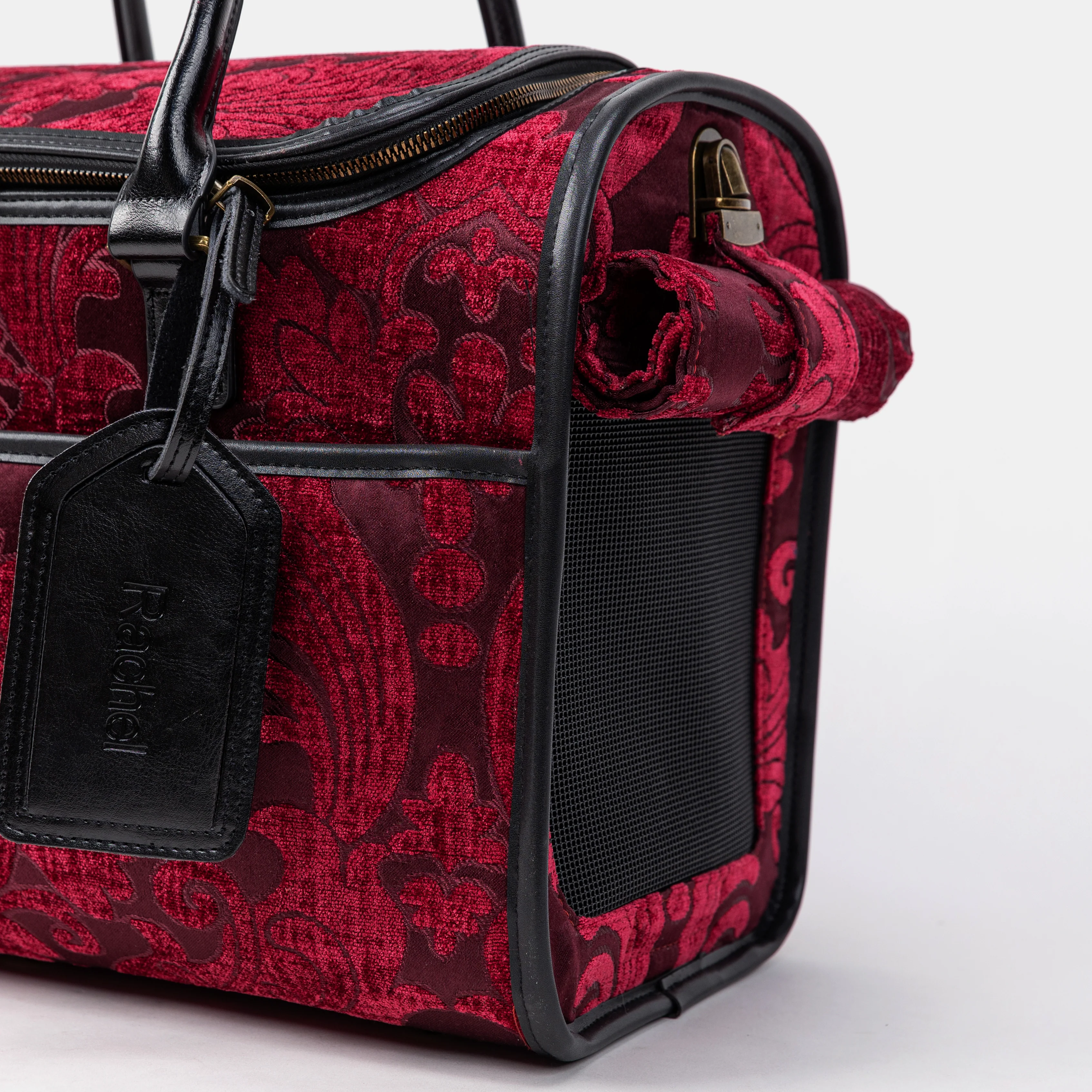 Travel Dog Carrier Bag Queen Wine - Image 7