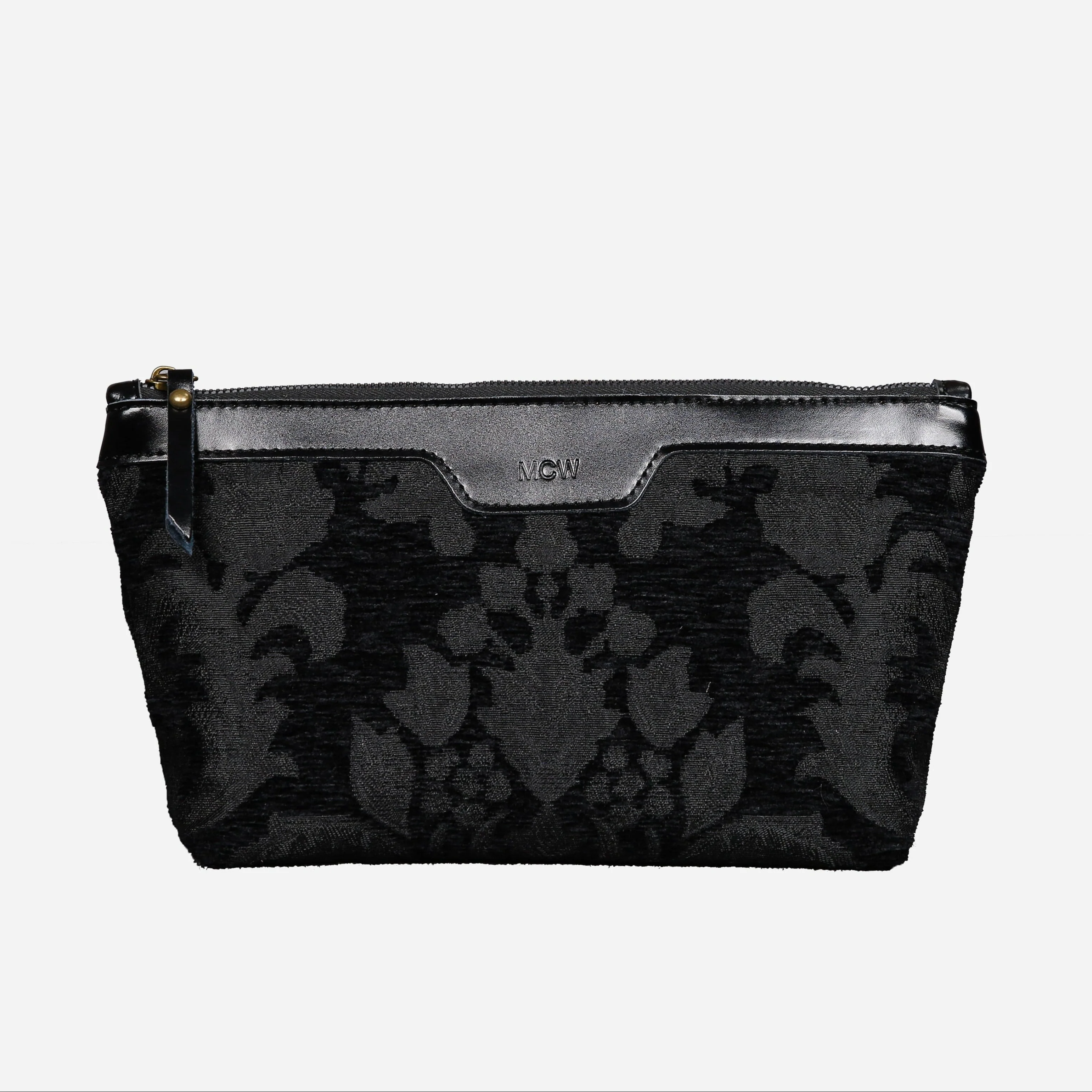 Victorian Blossom Black/Black Carpet Makeup Bag