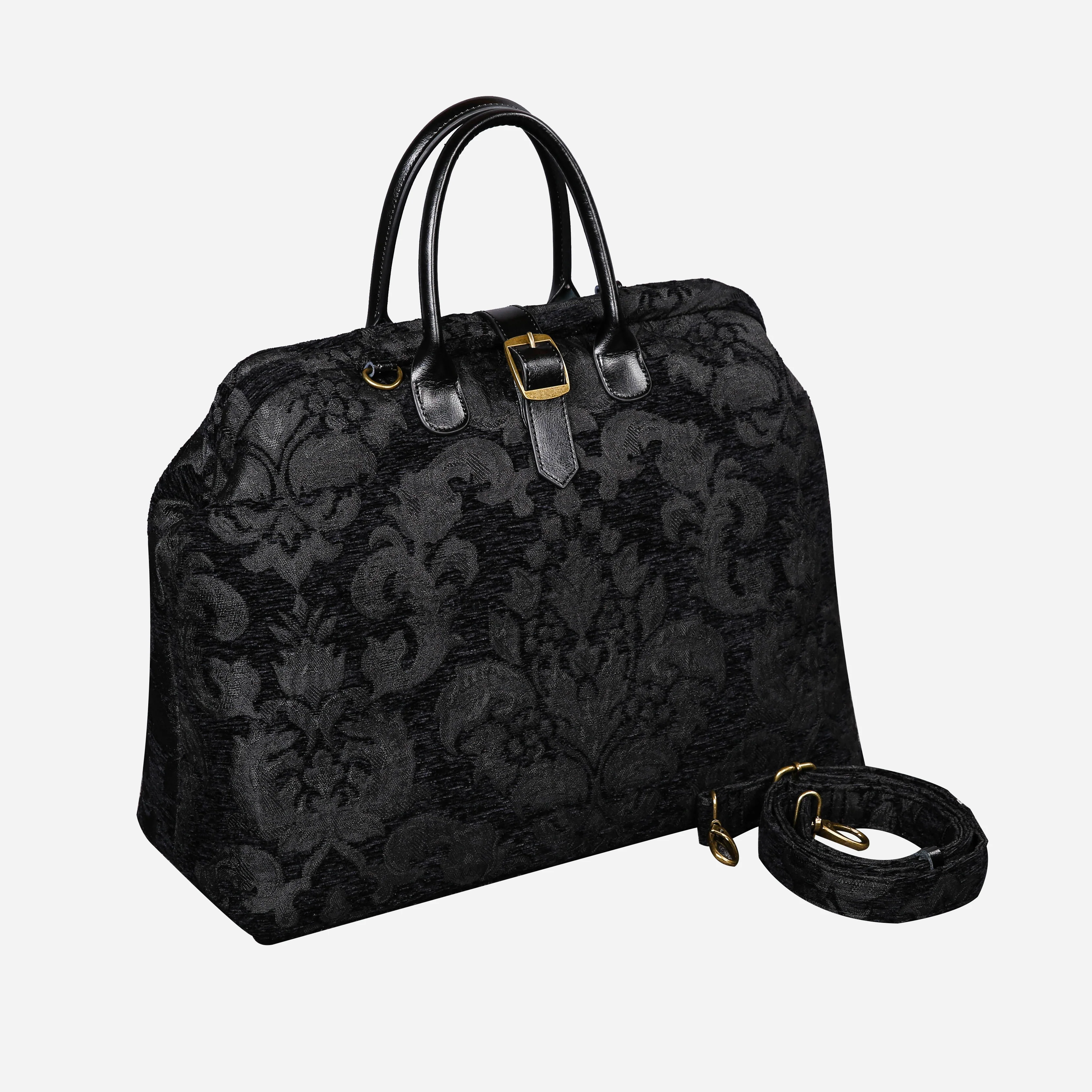 Victorian Blossom Black/Black Mary Poppins Weekender - Image 3