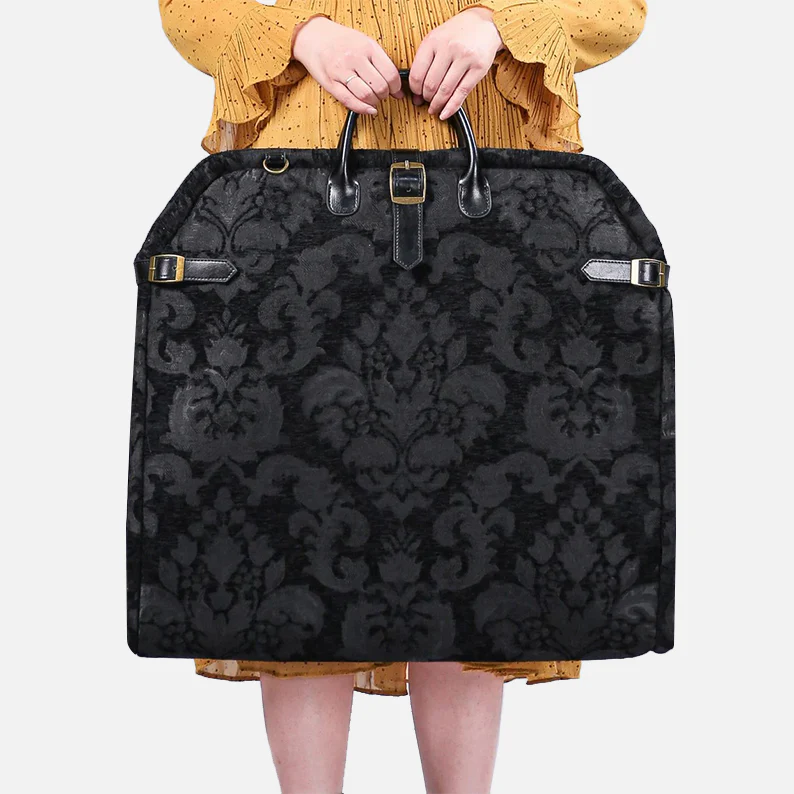Victorian Blossom Black Carpet Garment Bag - Image 2