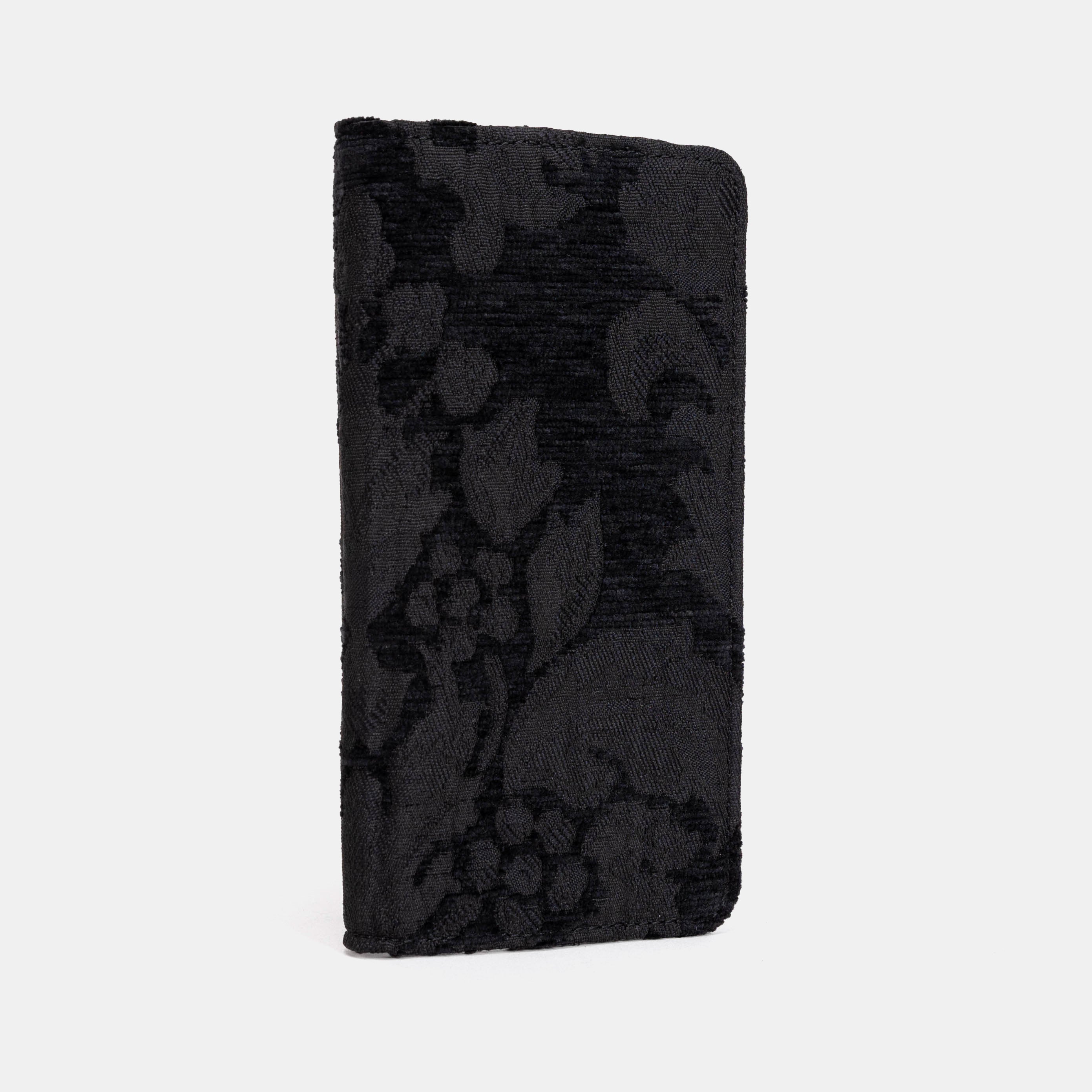Victorian Blossom Black/Black Checkbook Cover - Image 2