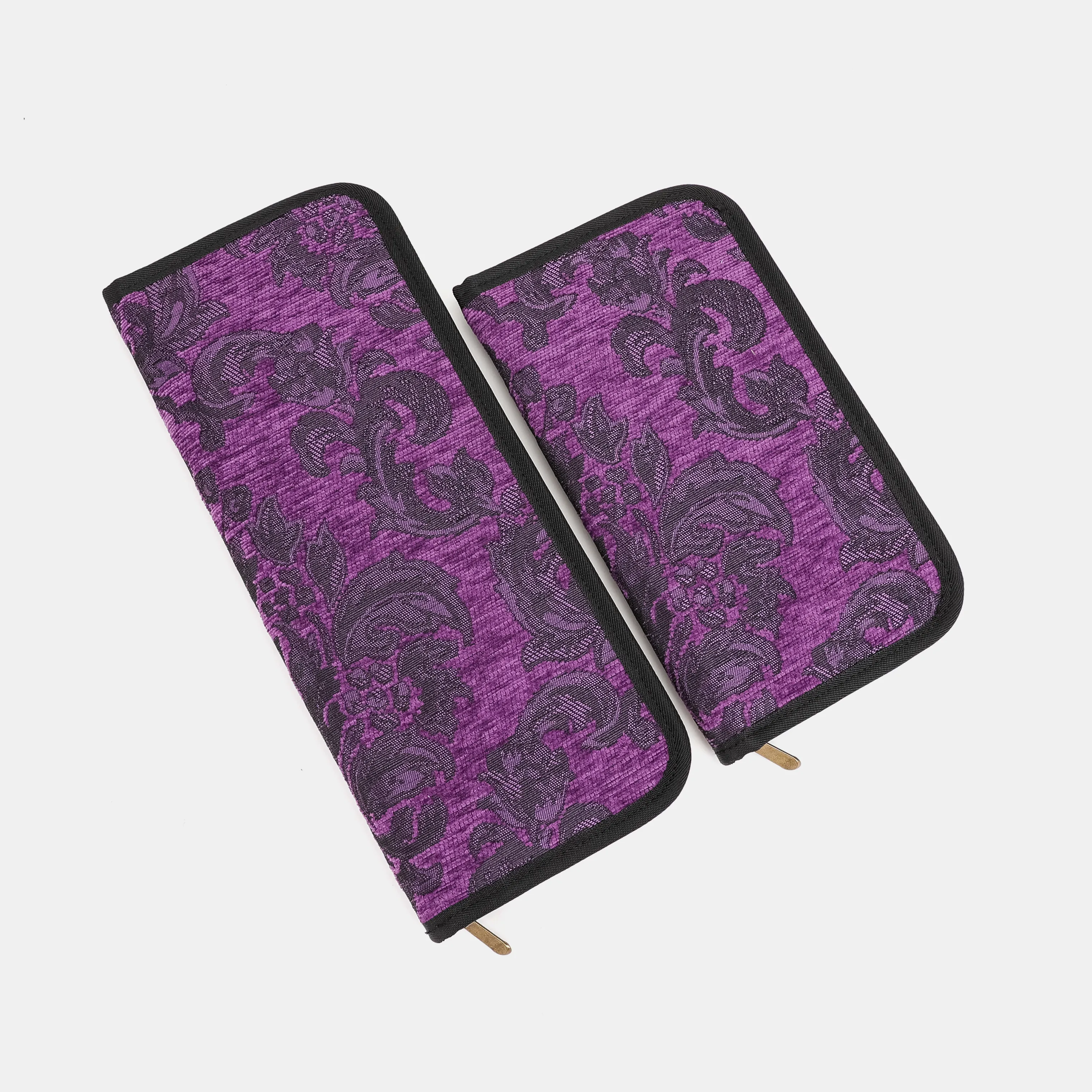 Victorian Blossom Purple Carpet Needle Case