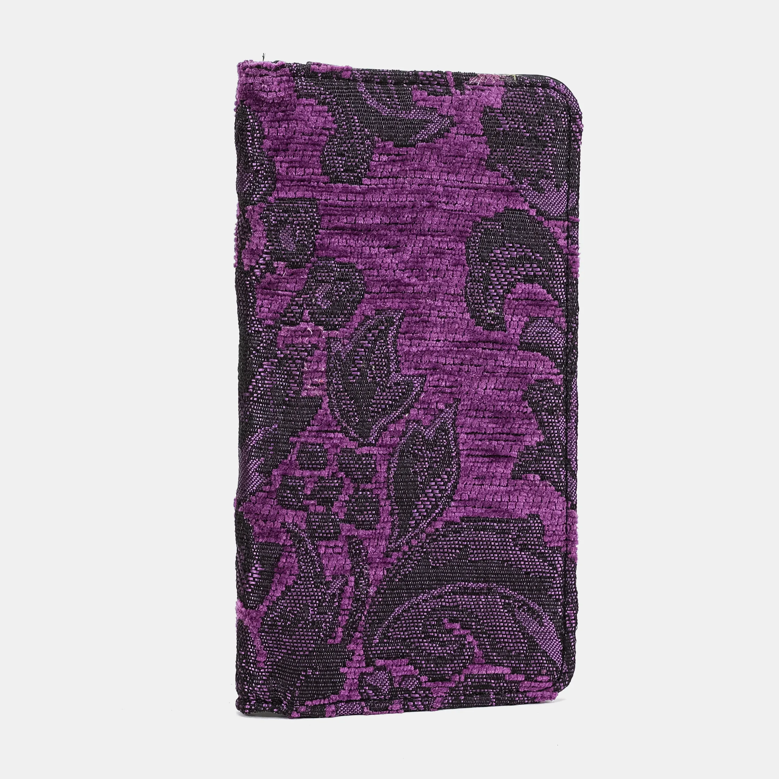 Victorian Blossom Purple Checkbook Cover - Image 2