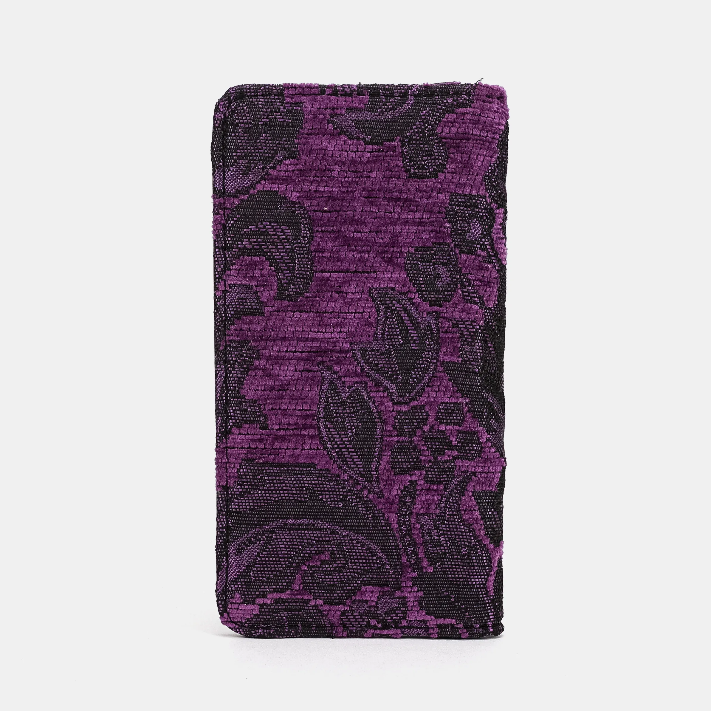 Victorian Blossom Purple Checkbook Cover - Image 6