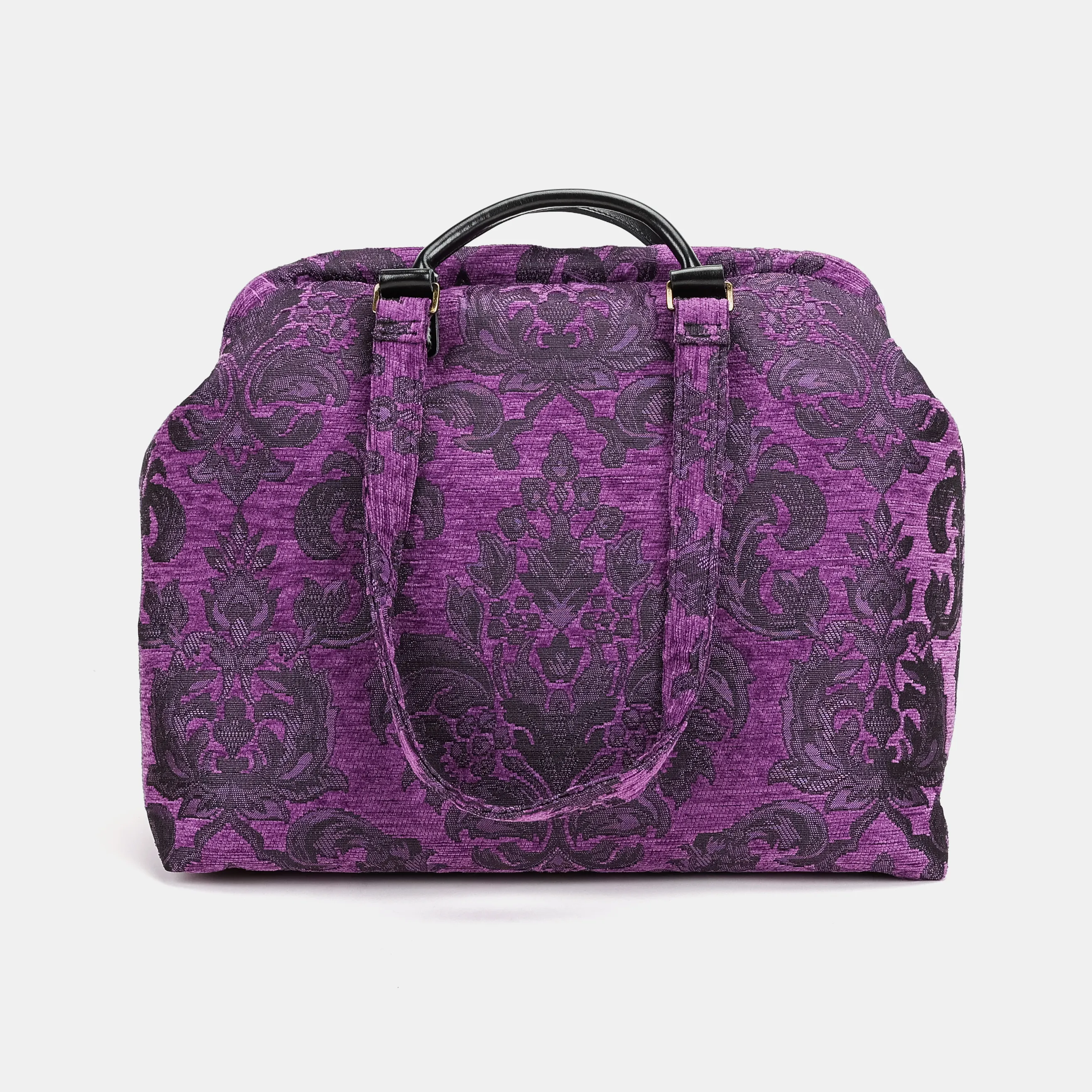 Victorian Blossom Purple Knitting Project Bag - Image 2