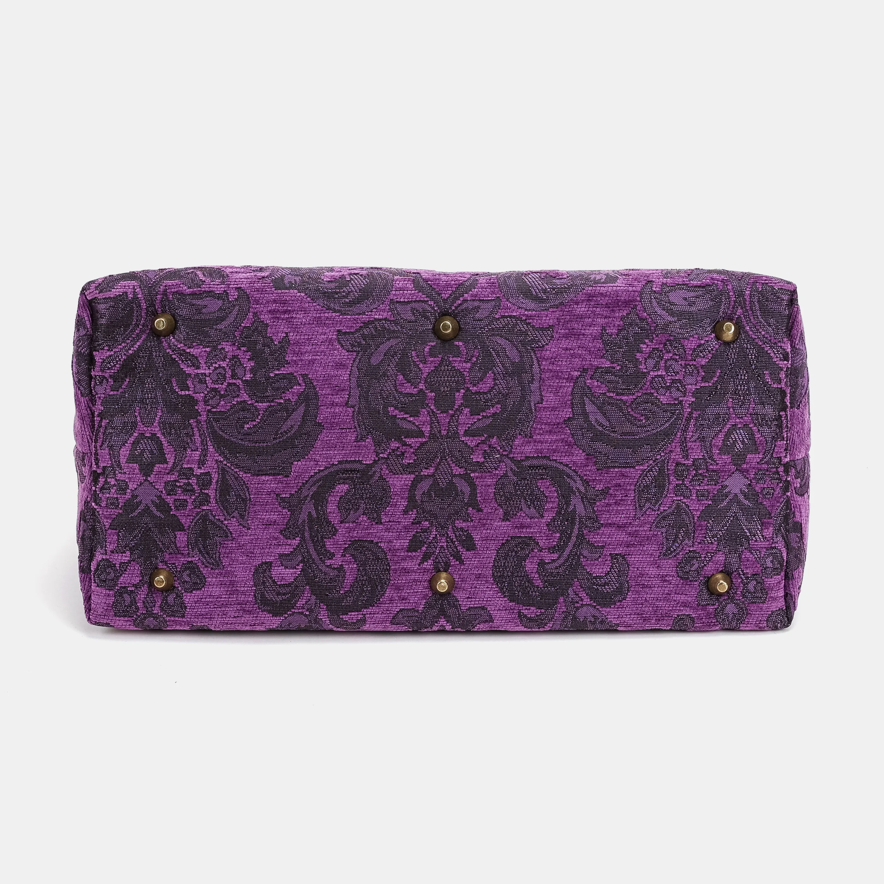 Victorian Blossom Purple Knitting Project Bag - Image 7