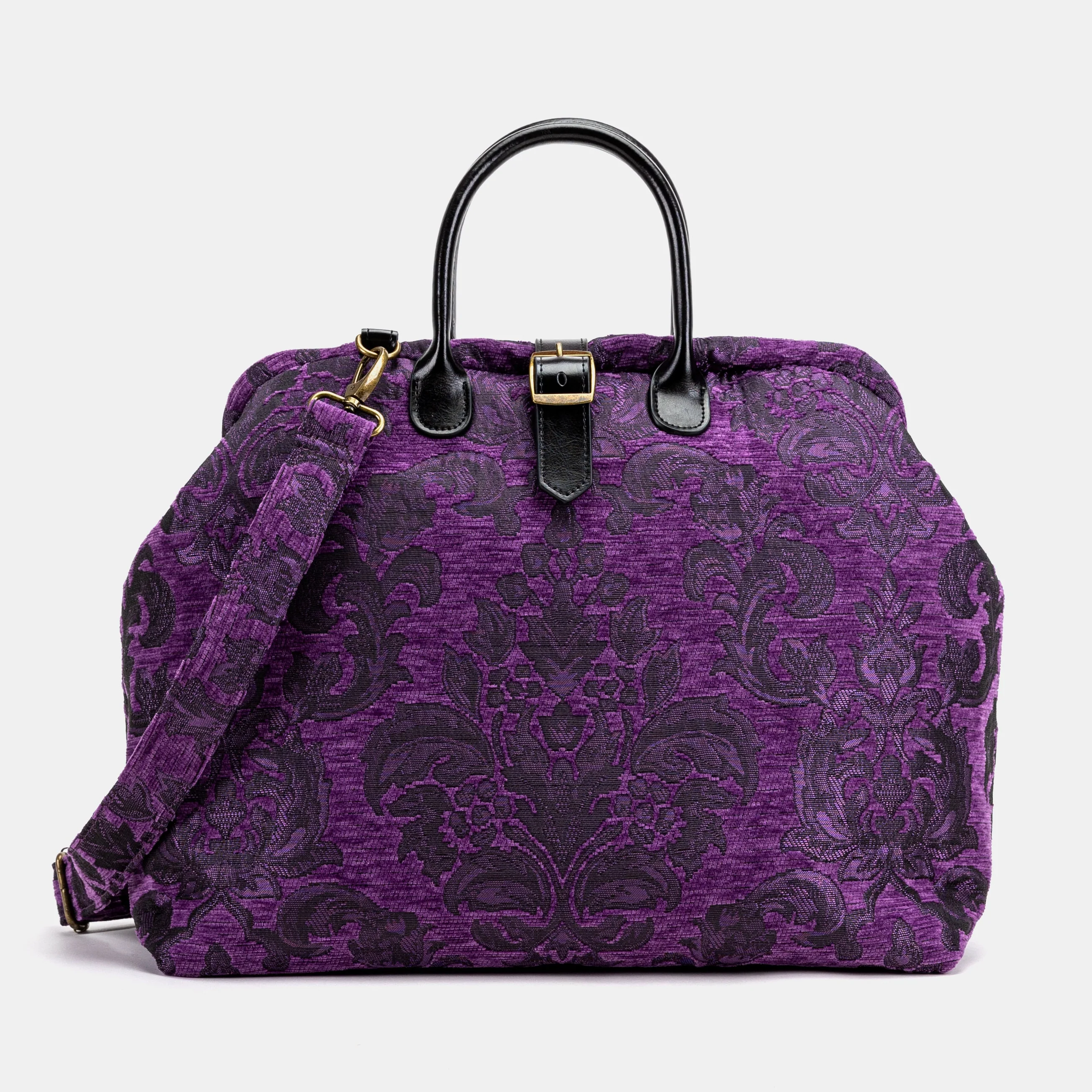 Victorian Blossom Purple Mary Poppins Weekender