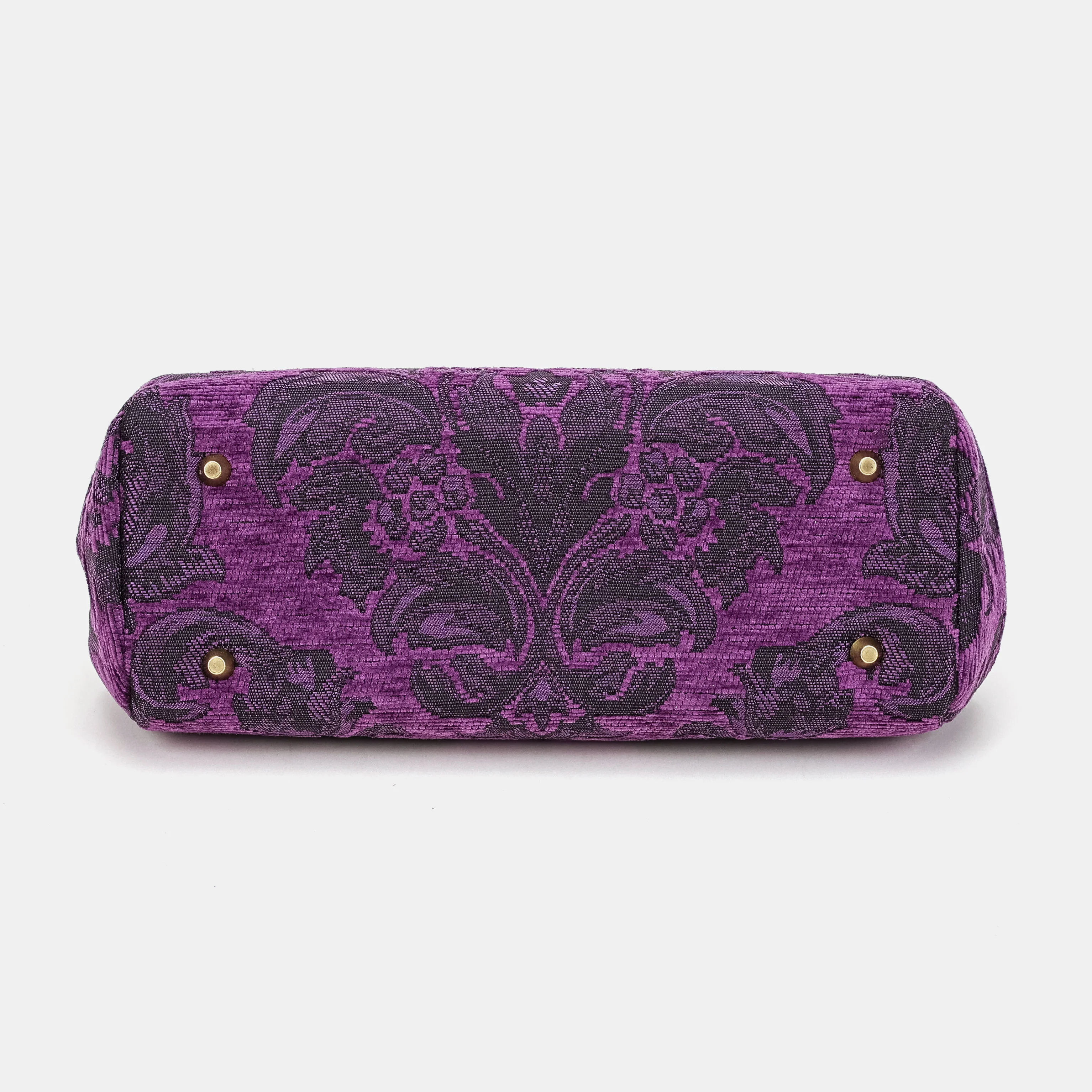 Victorian Blossom Purple Top Handle Purse - Image 5