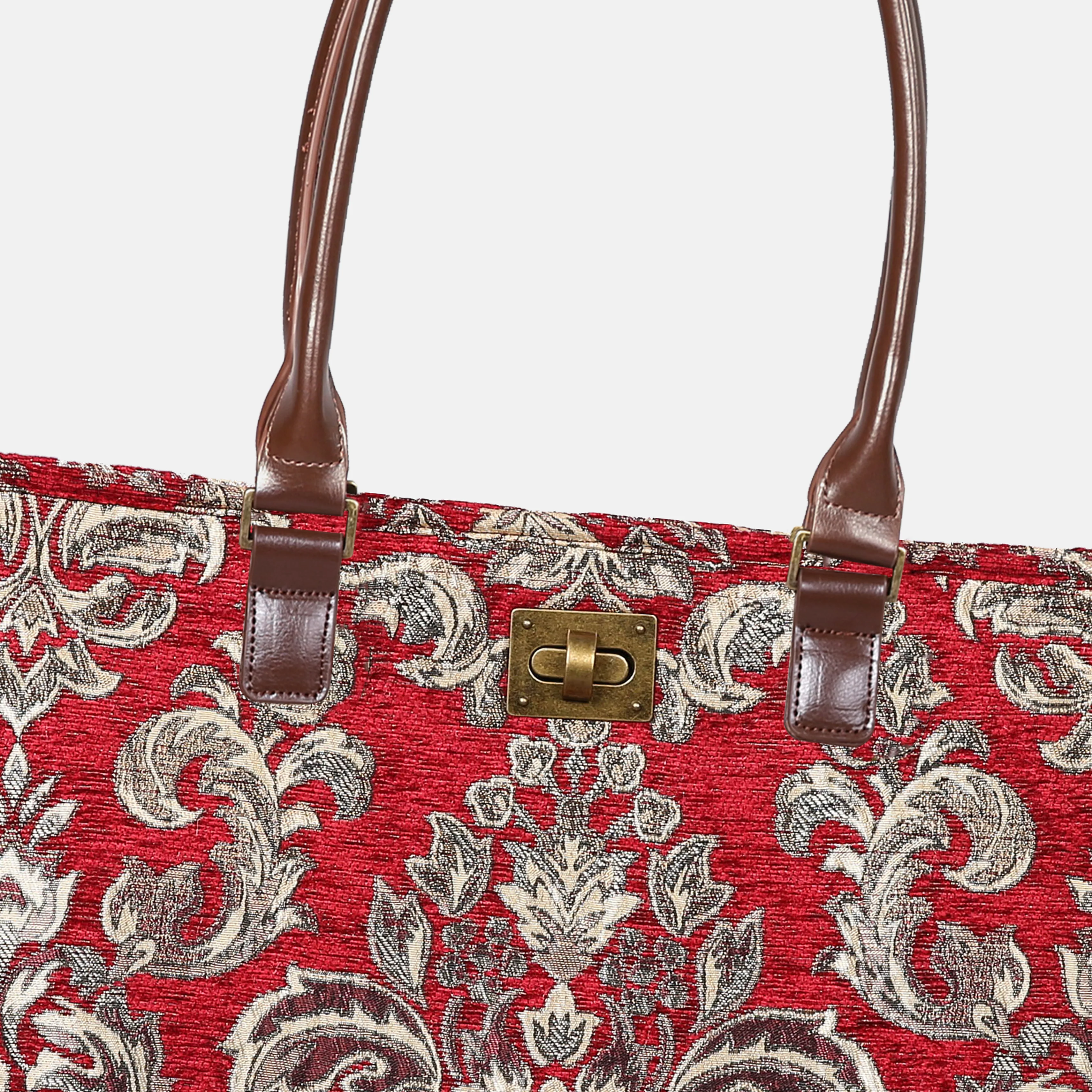Victorian Blossom Red Carpet Tote Shopper - Image 3