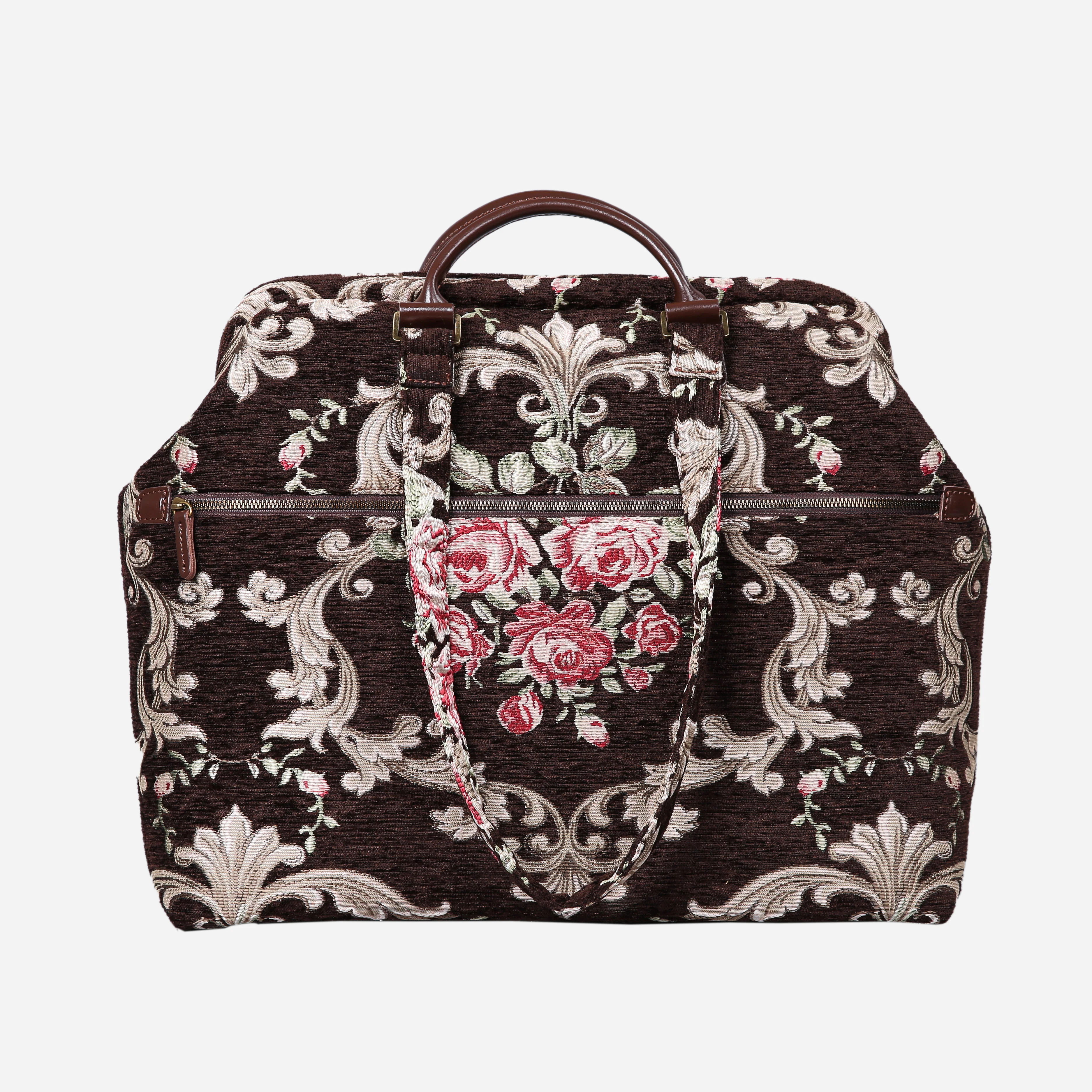 Baroque Garden Brown Knitting Project Bag - Image 5