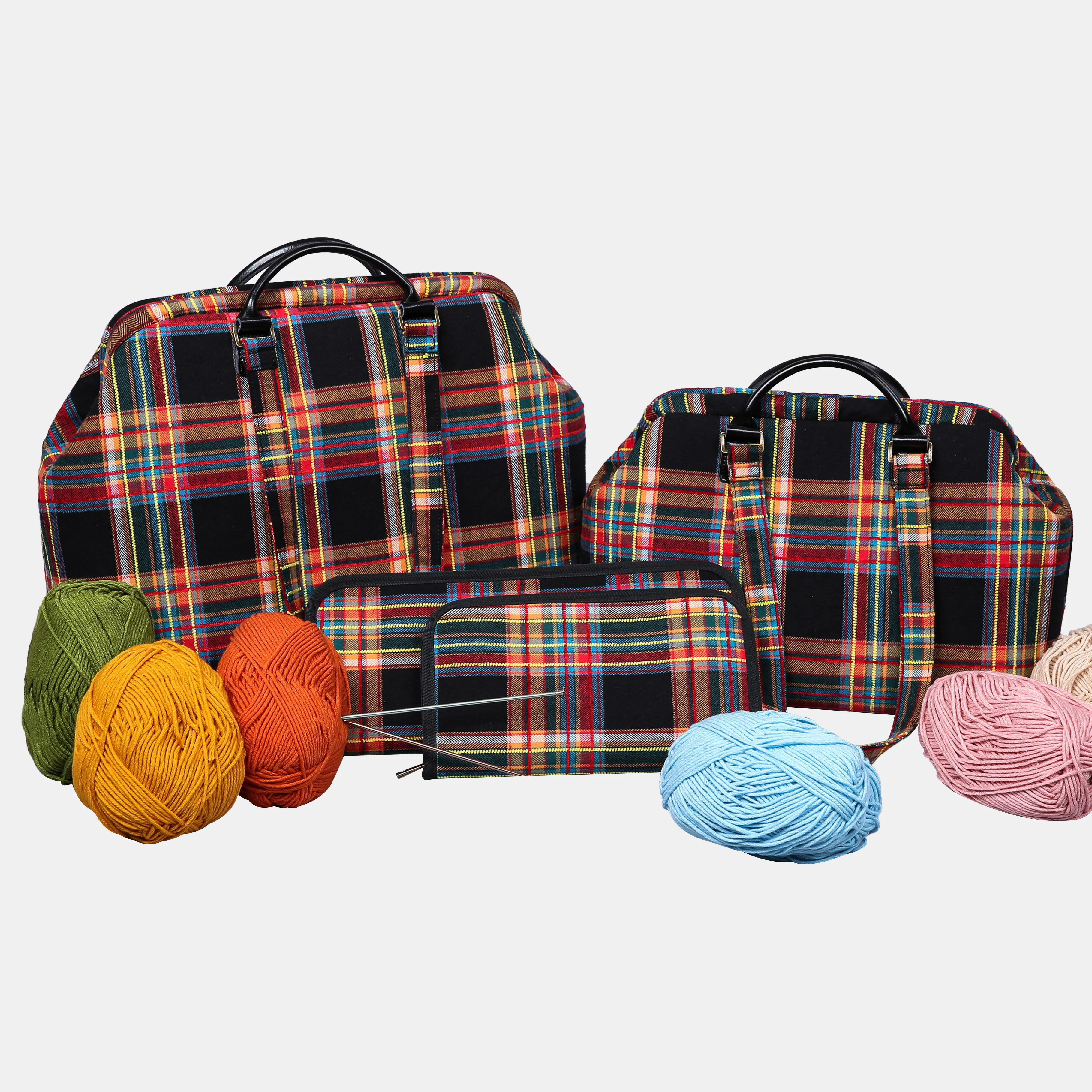 Tartan Stewart Knitting Project Bag - Image 5