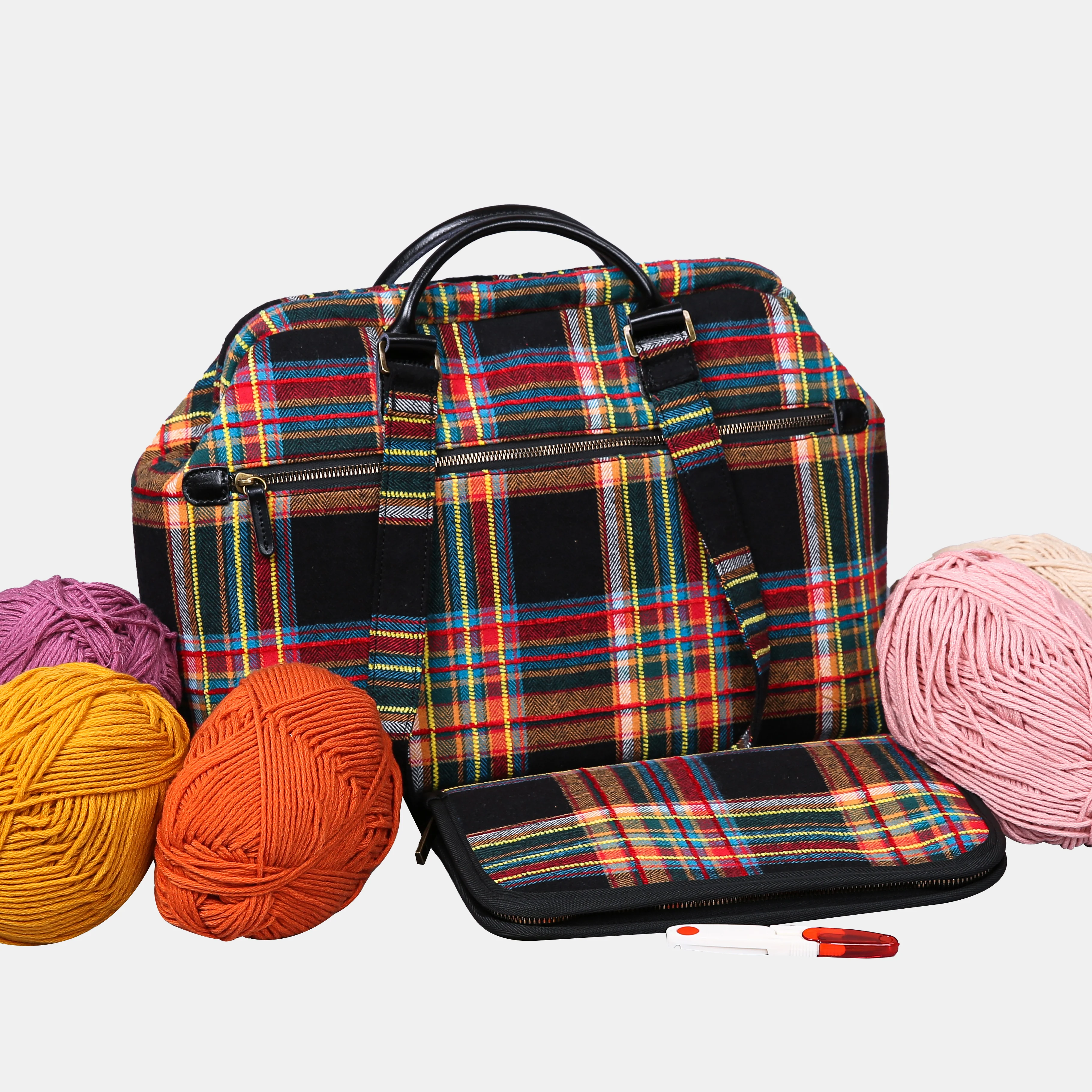 Tartan Stewart Knitting Project Bag - Image 6