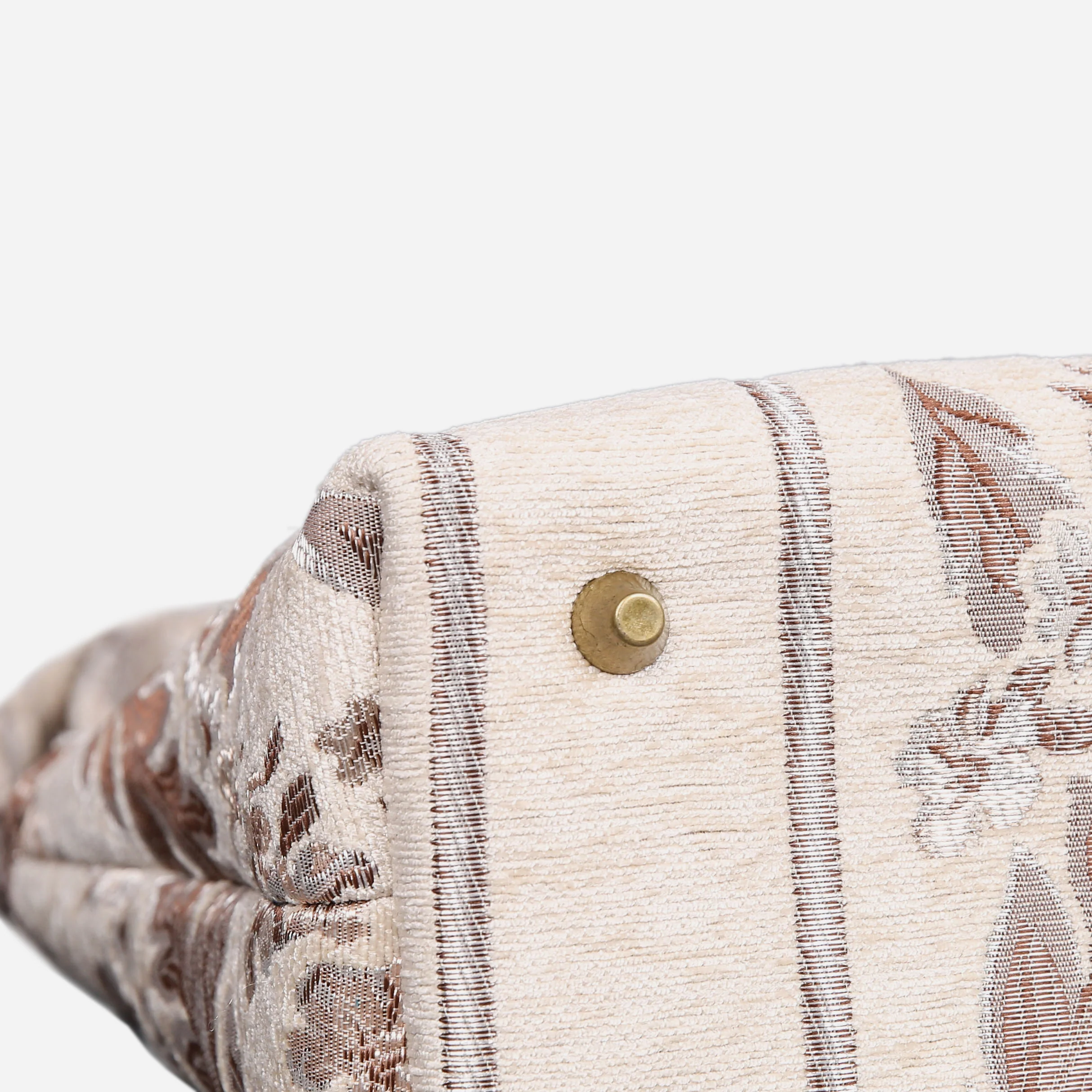 Victorian Stripes Cream Carpet Satchel - Image 5