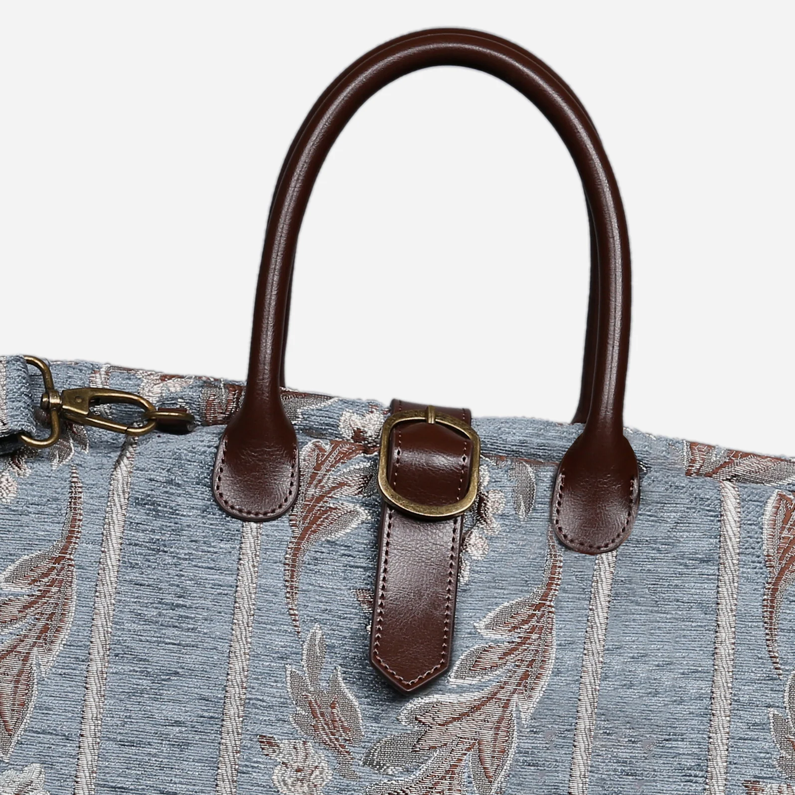 Victorian Stripes Blue Mary Poppins Weekender - Image 3
