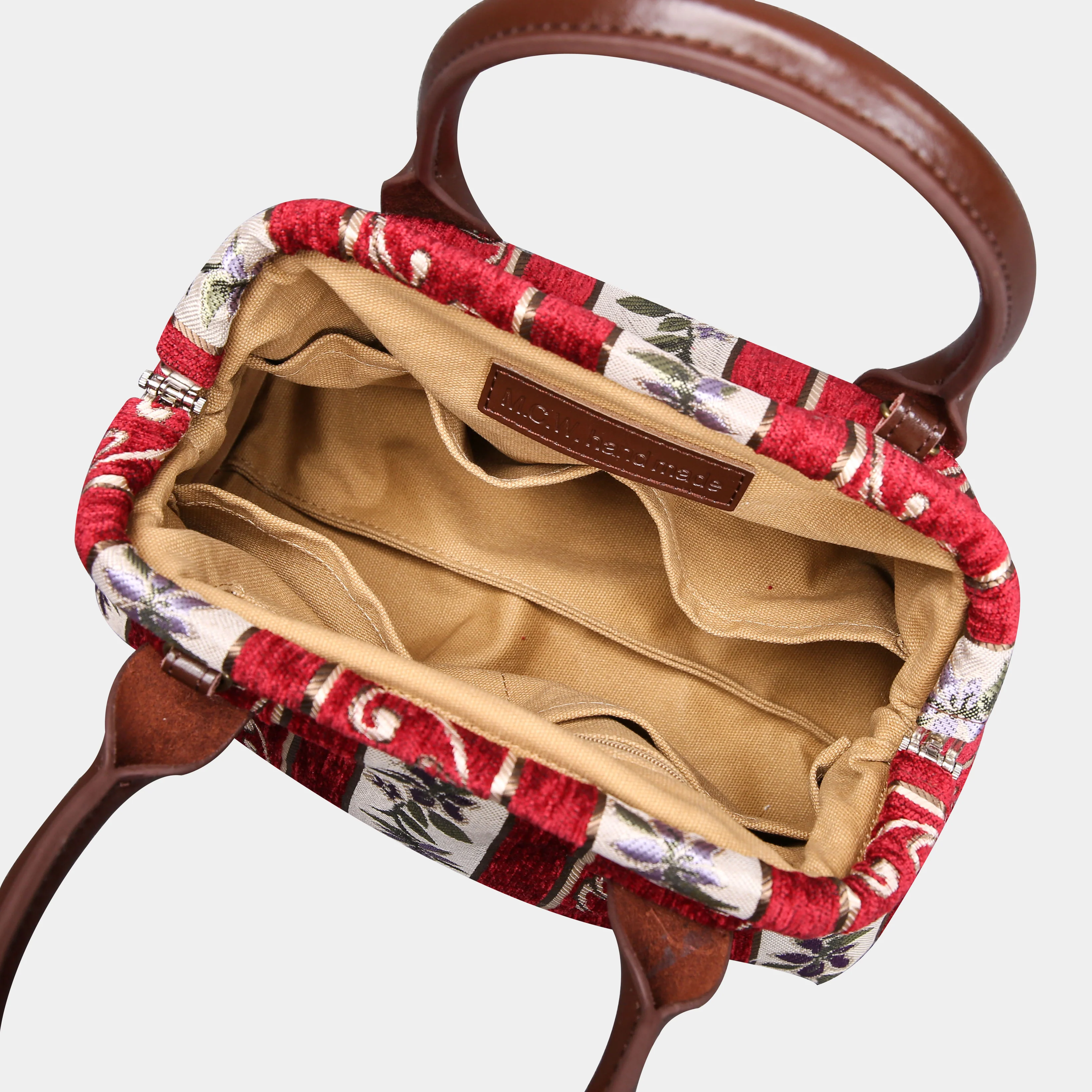 Victorian Stripes Red Carpet Satchel - Image 6