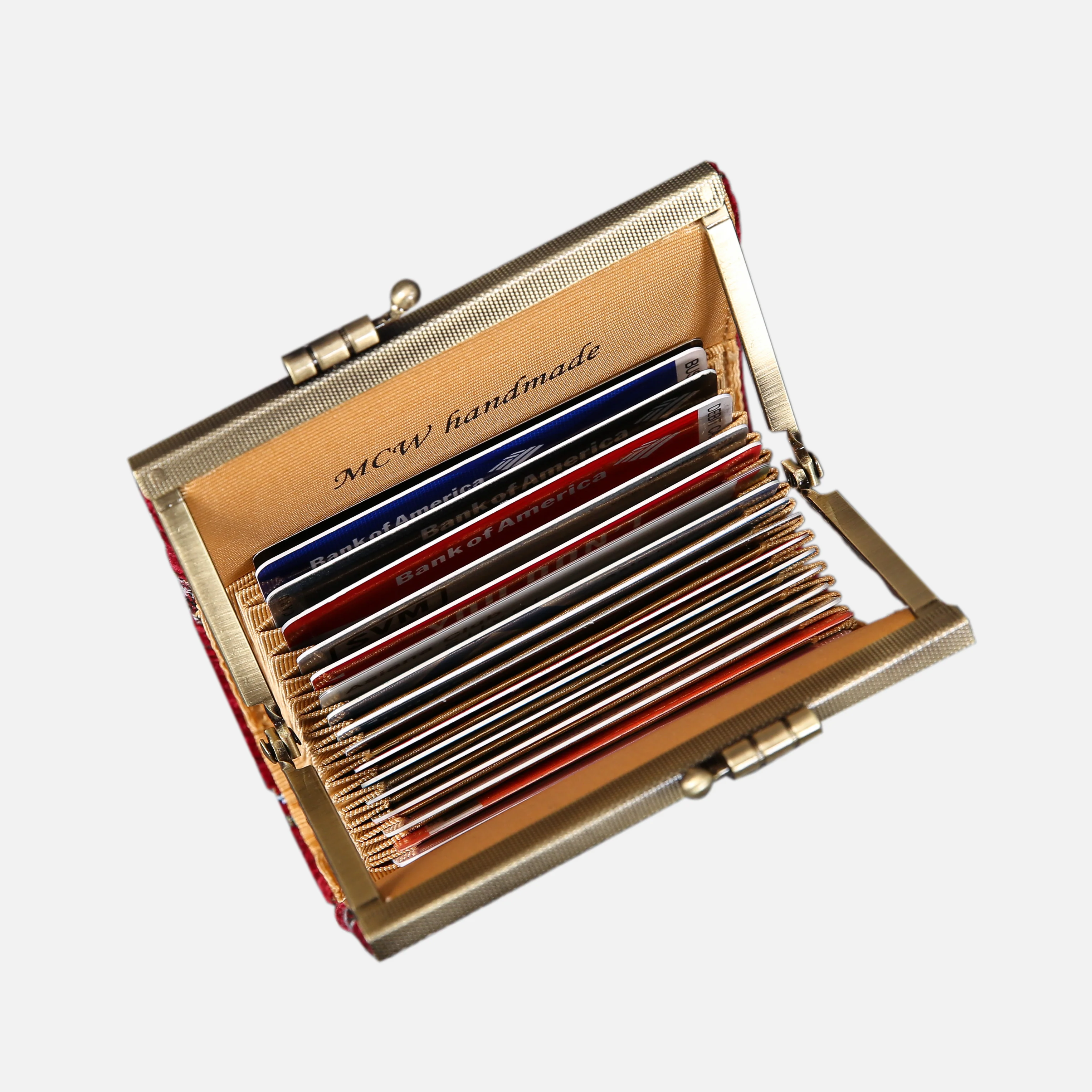 Climbing Rose Red Card Wallet - Image 6