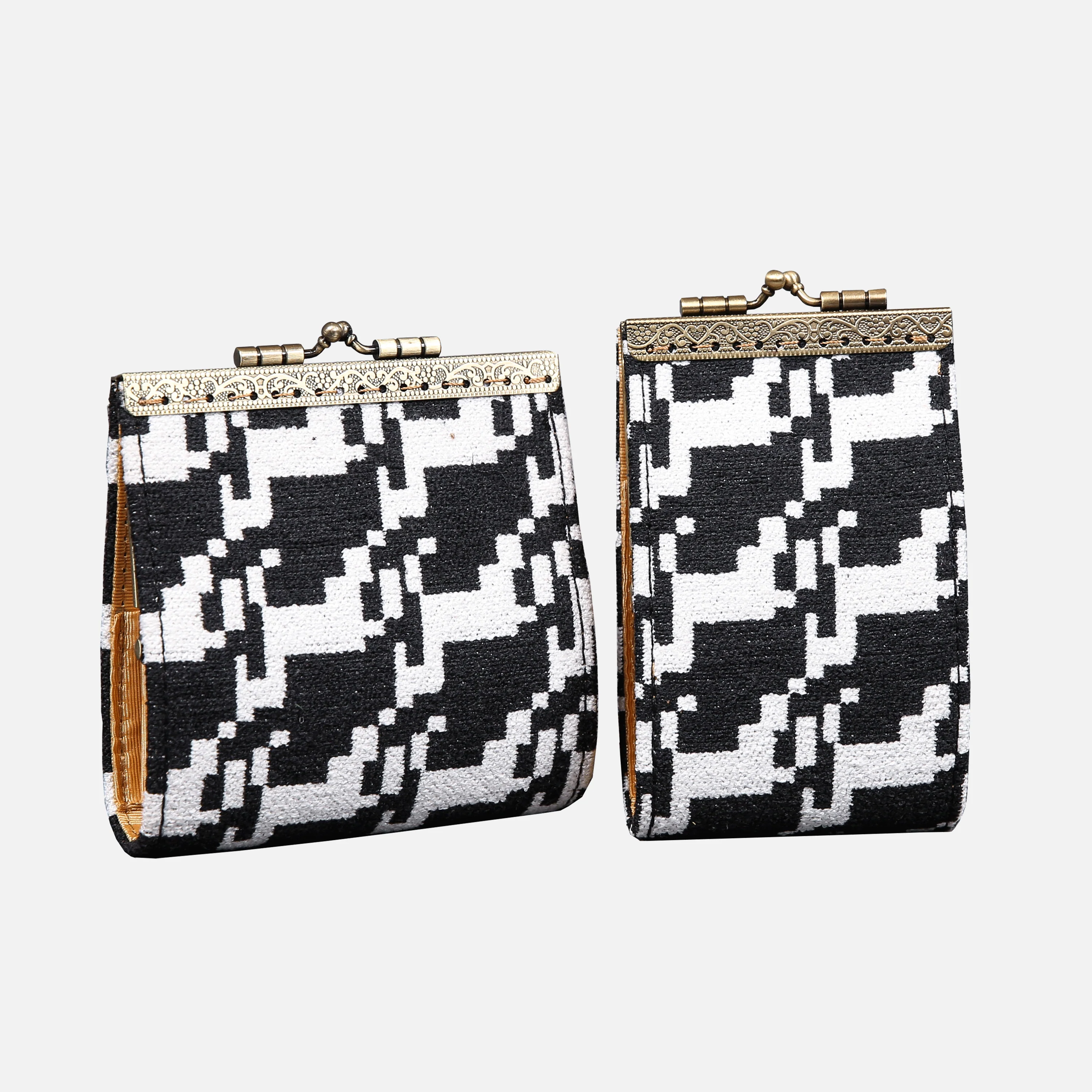 Houndstooth Card Wallet