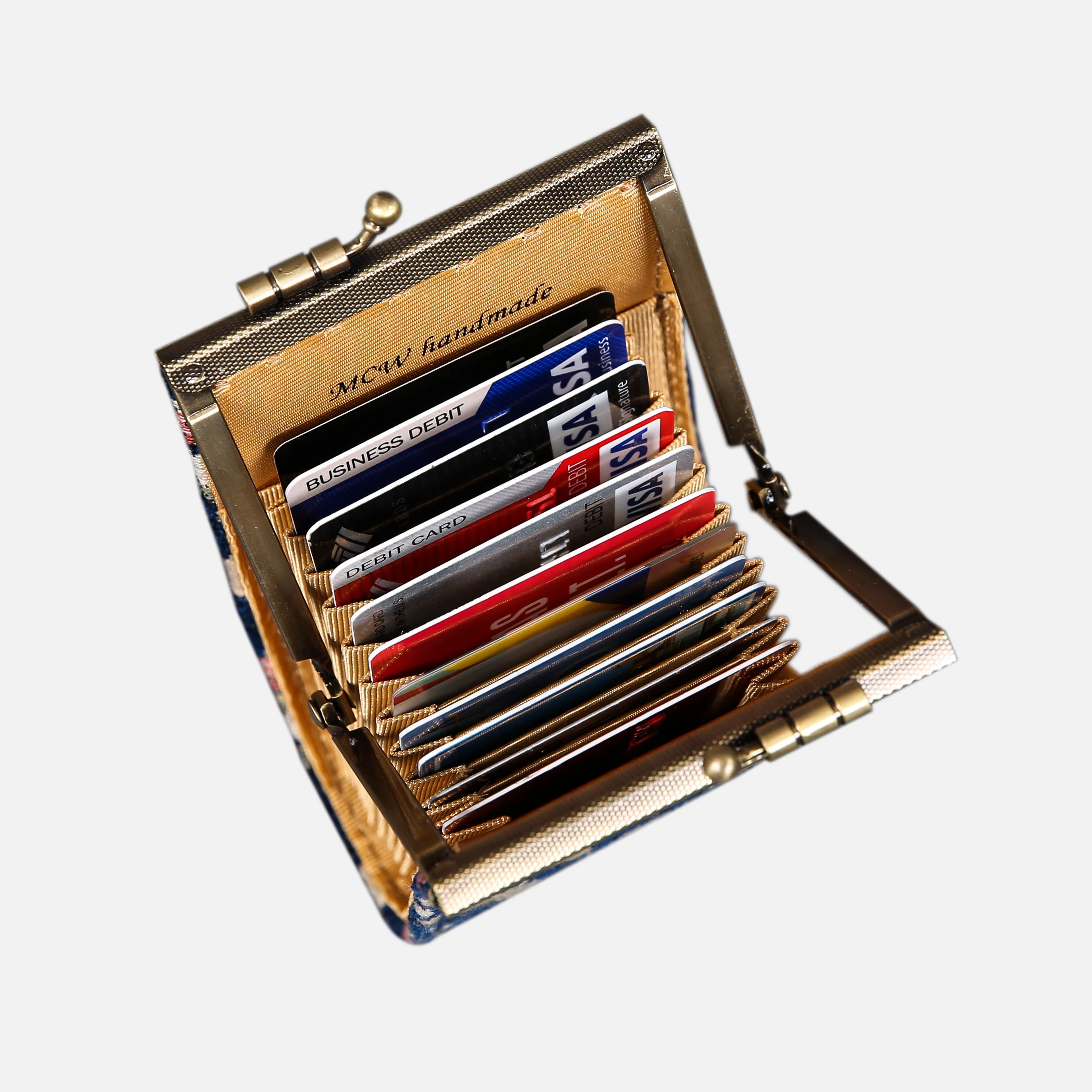 Traditional Blue Card Wallet - Image 6