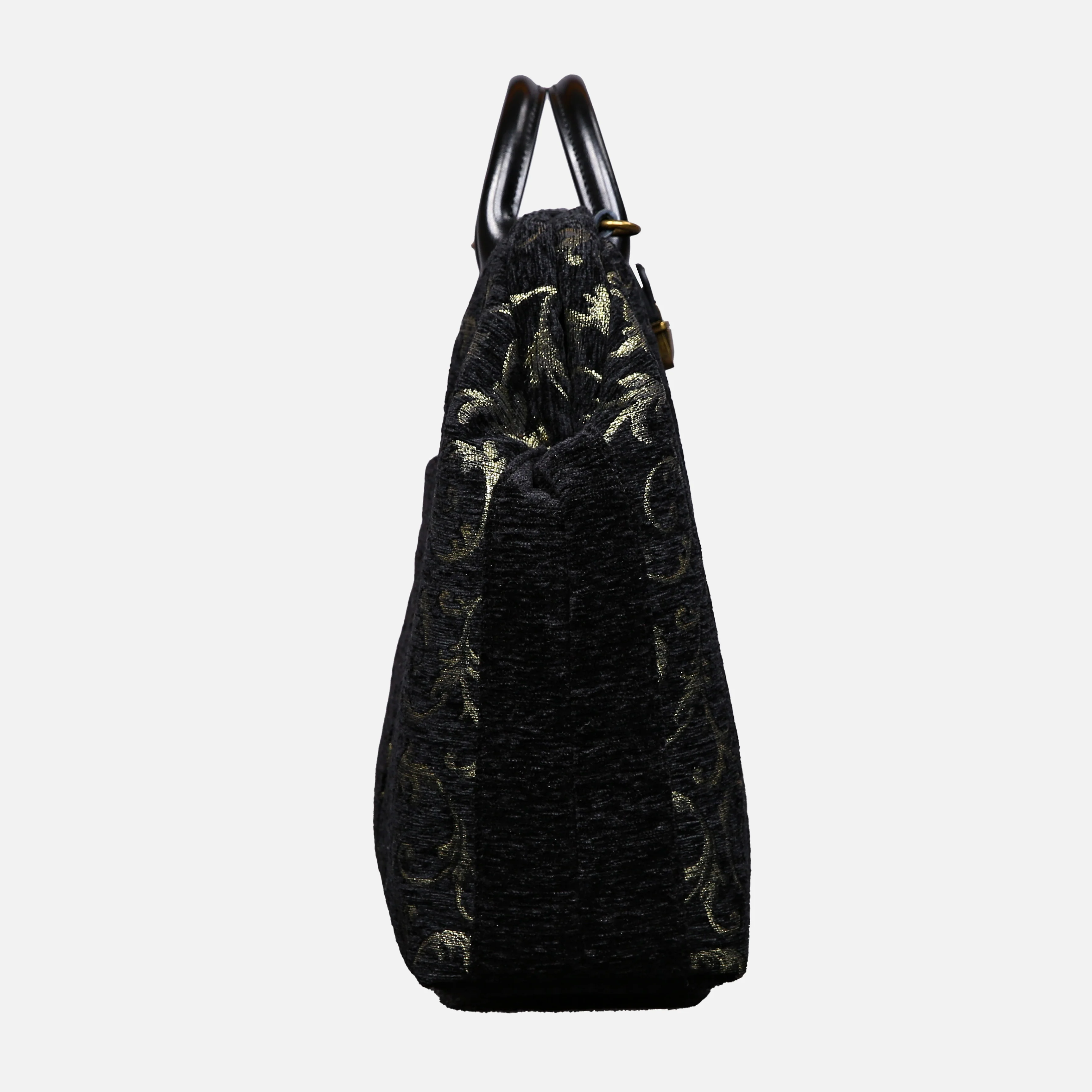 Vintage Scroll Black/Green Laptop Work Bag - Image 5