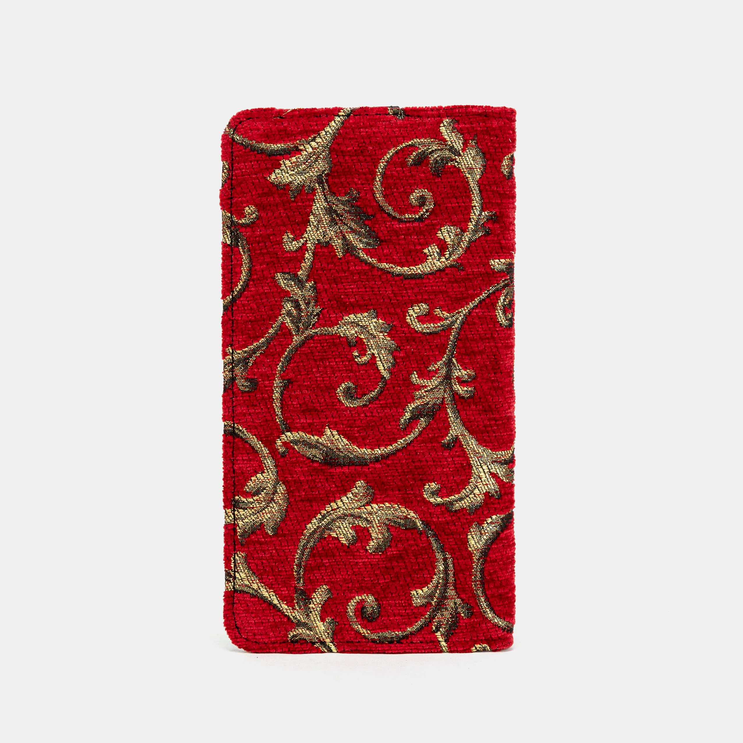 Vintage Scroll Red Checkbook Cover - Image 6