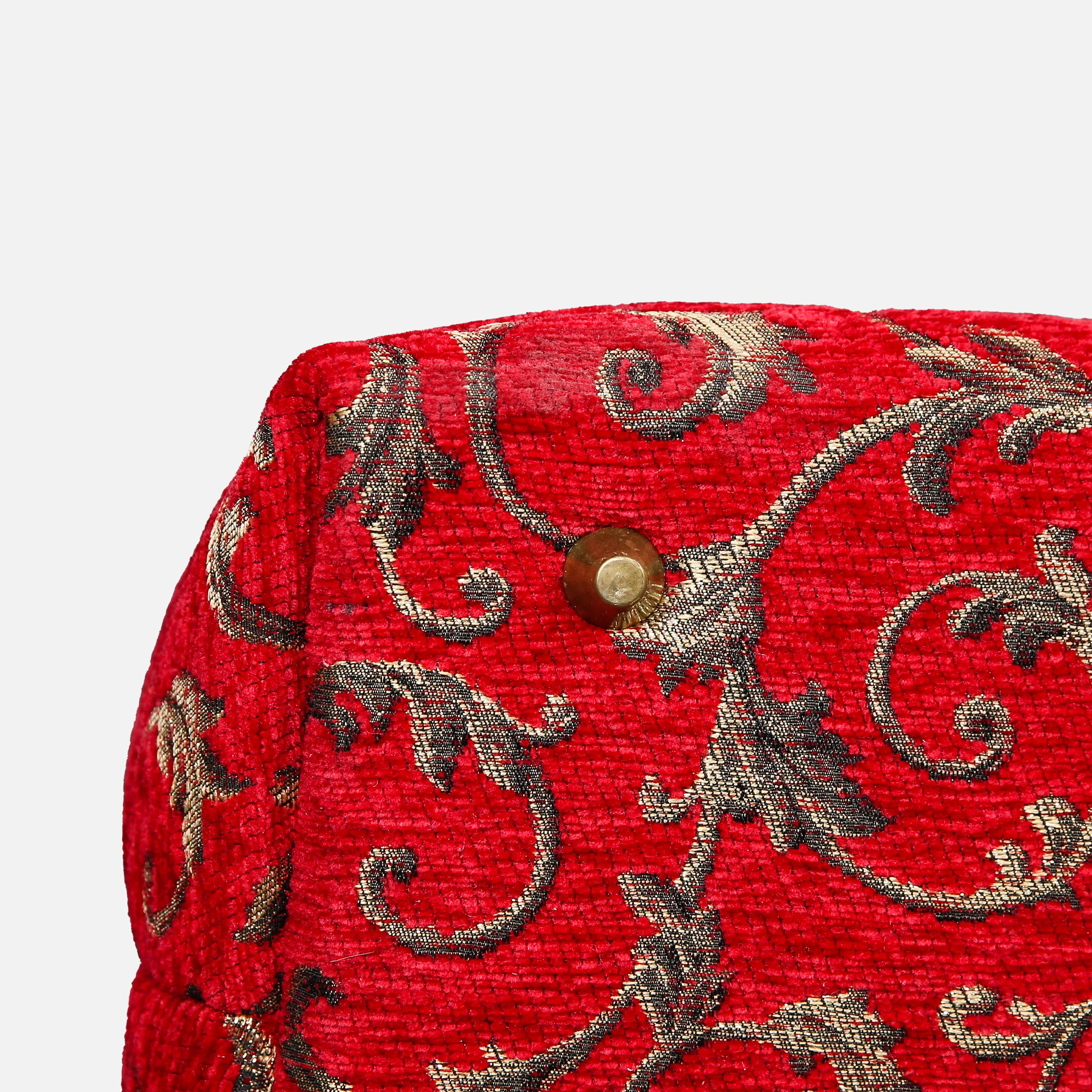 Vintage Scroll Red Mary Poppins Weekender - Image 5
