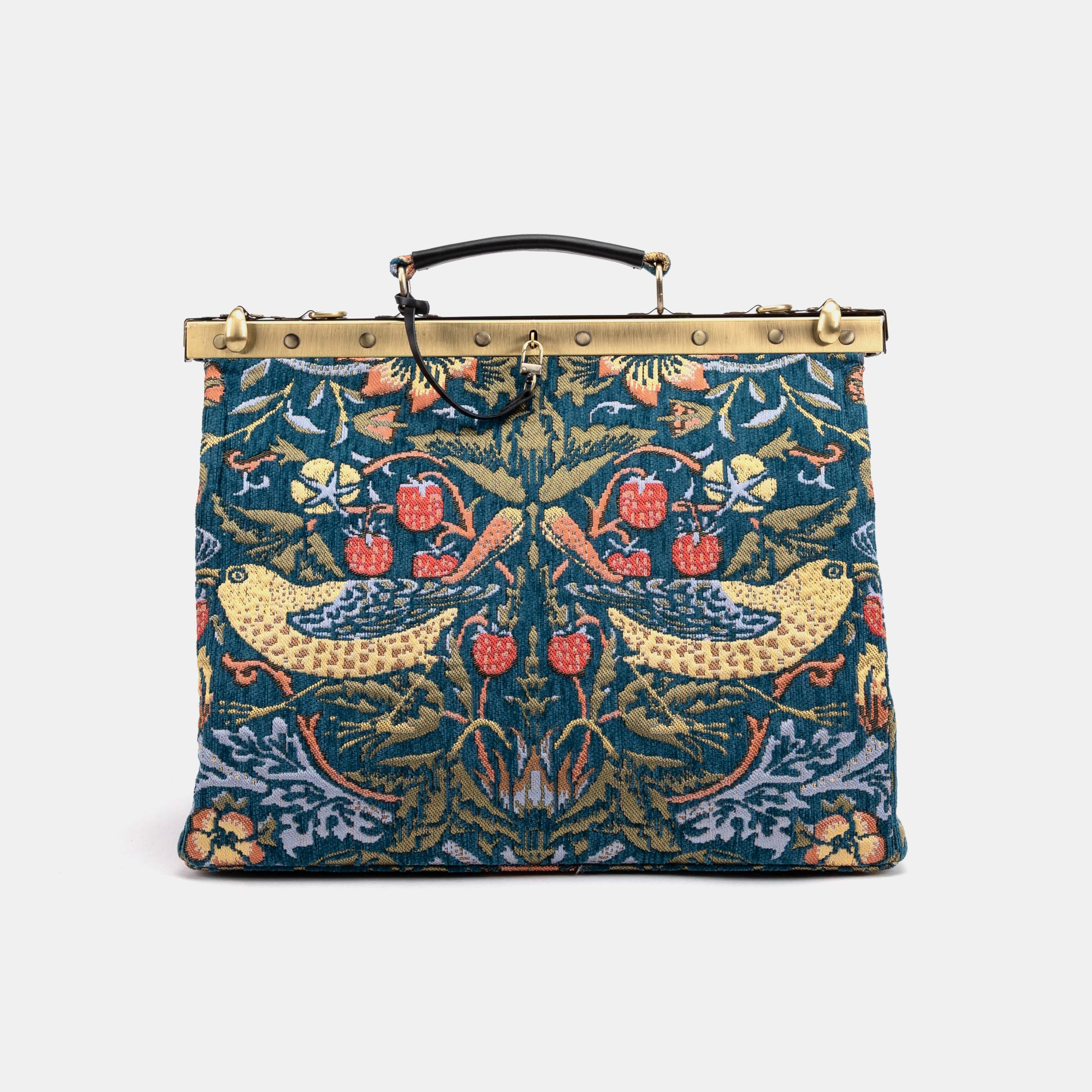 William Morris Strawberry Thief Celine Carpet Gladstone Bag - Image 2