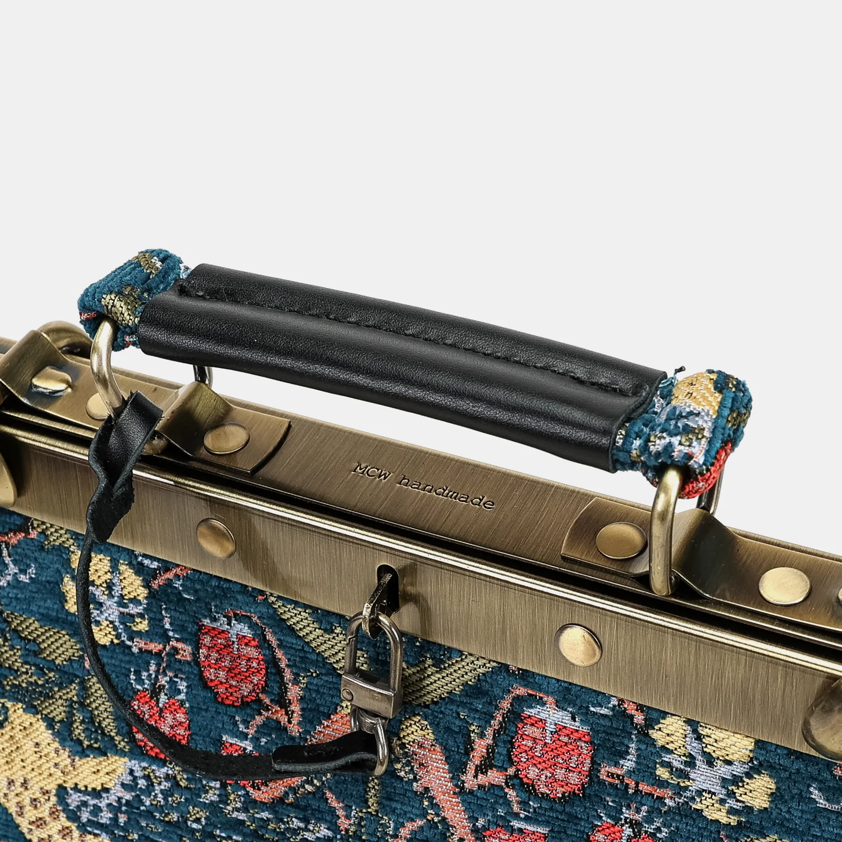 William Morris Strawberry Thief Helena Carpet Backpack Gladstone Bag - Image 7