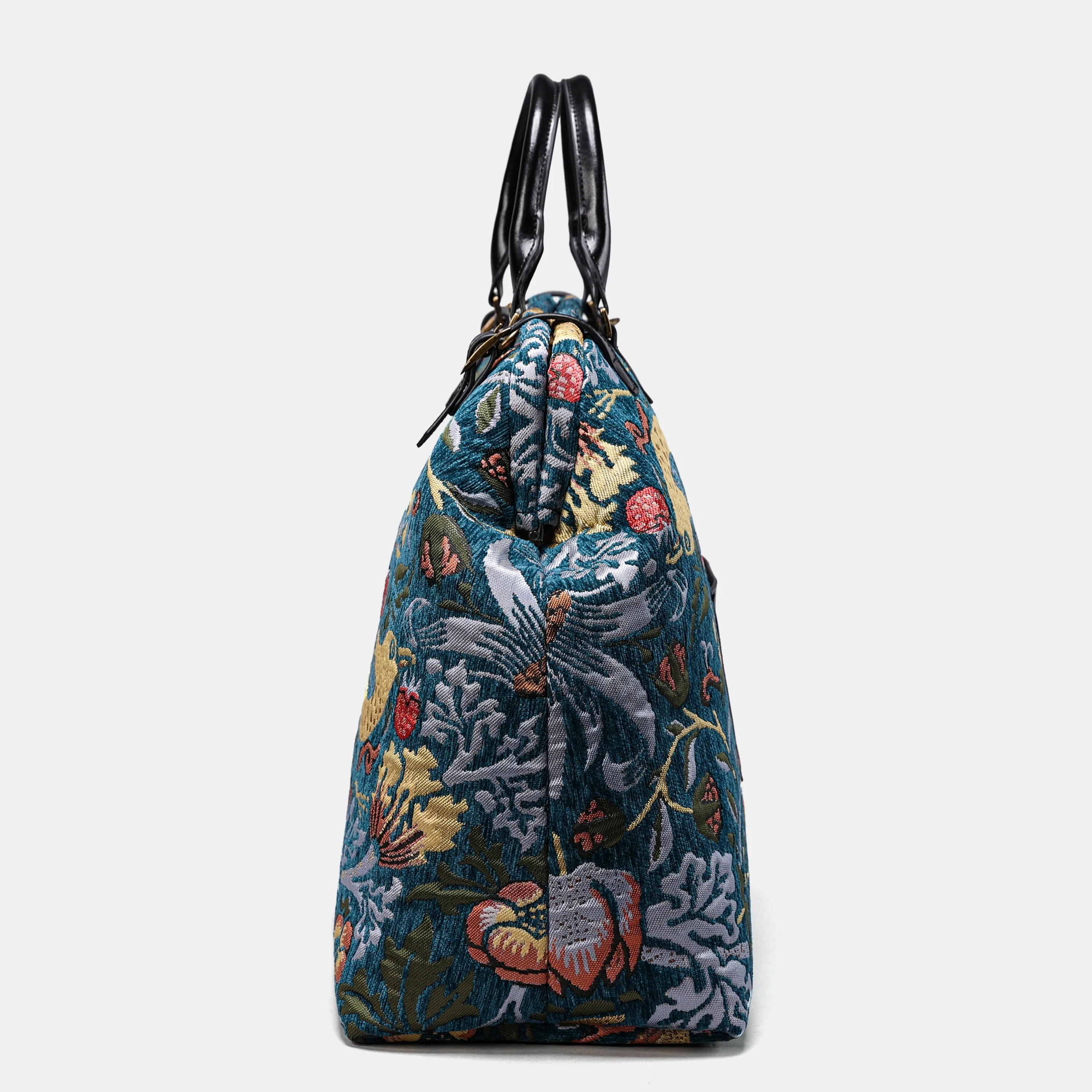 William Morris Strawberry Thief Men's Carpetbag - Image 4